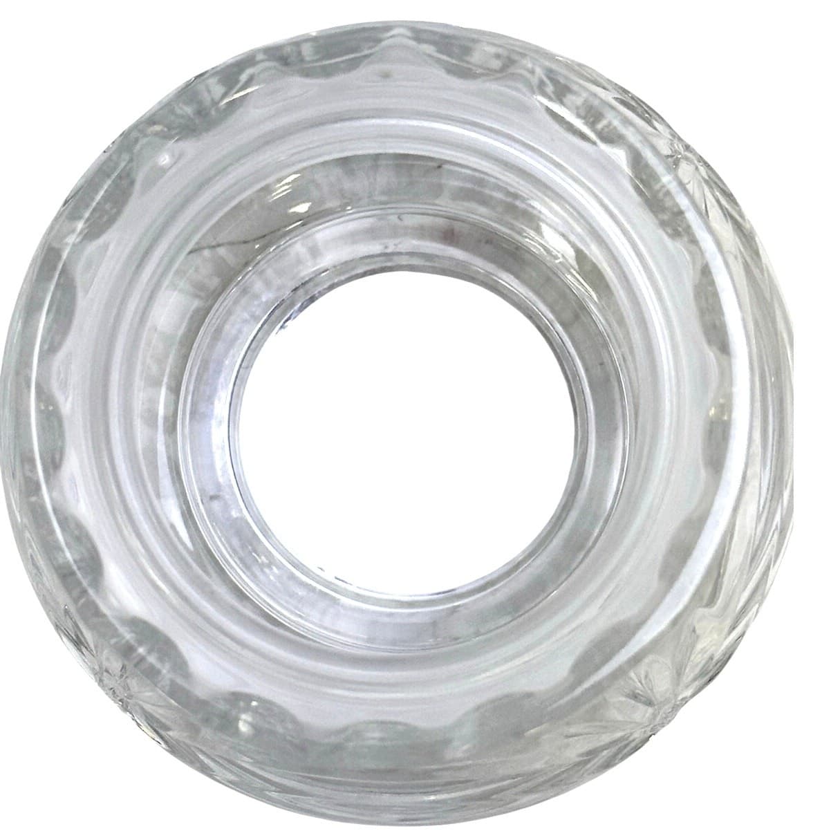 Noble Excellence Poland 24% Lead Crystal Cut 4.5" Hurricane Candle Shade - Thumbnail 5