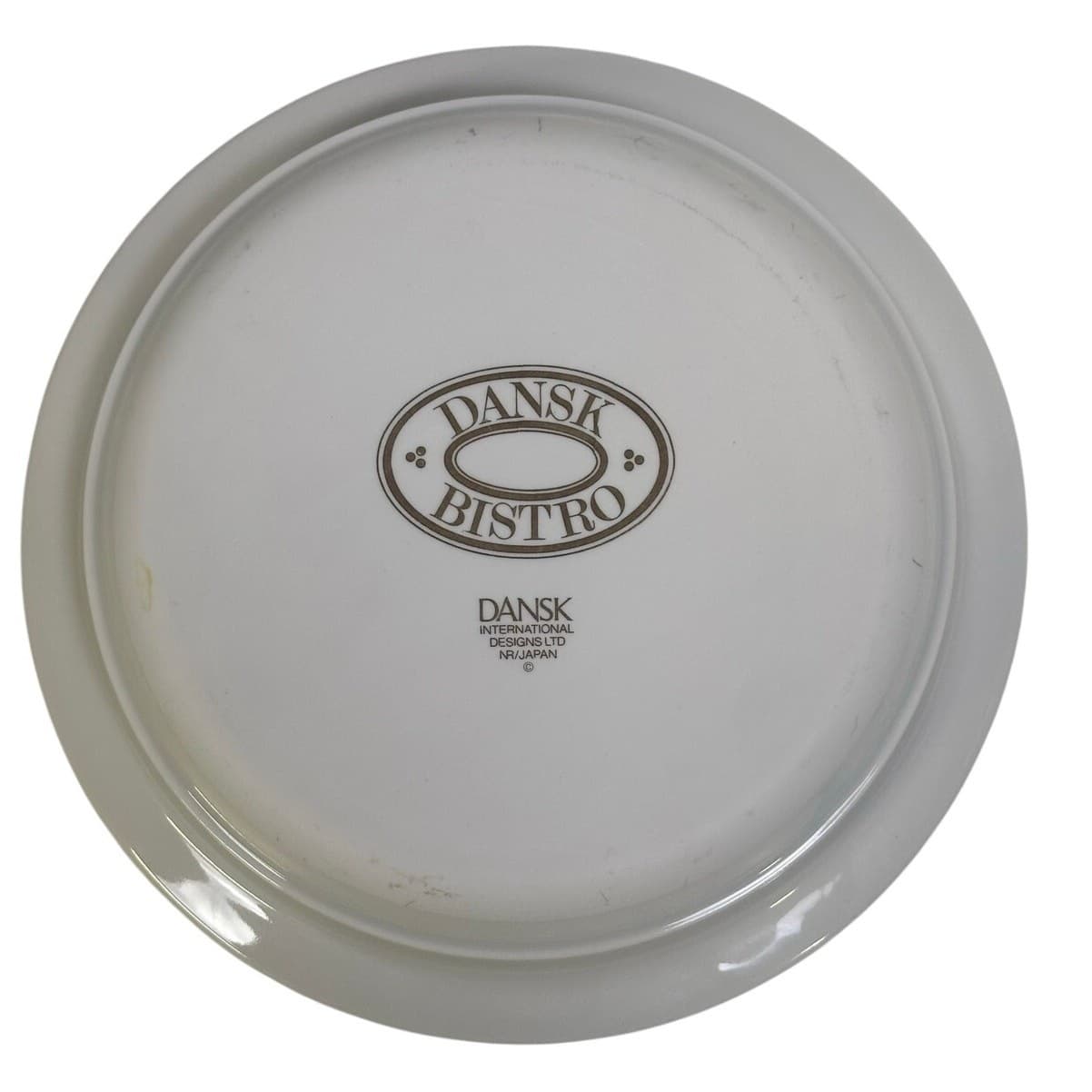 Dansk Bistro Bisserup White 1981-2002 Retired Japan 8" Rim Soup Bowl - Thumbnail 3