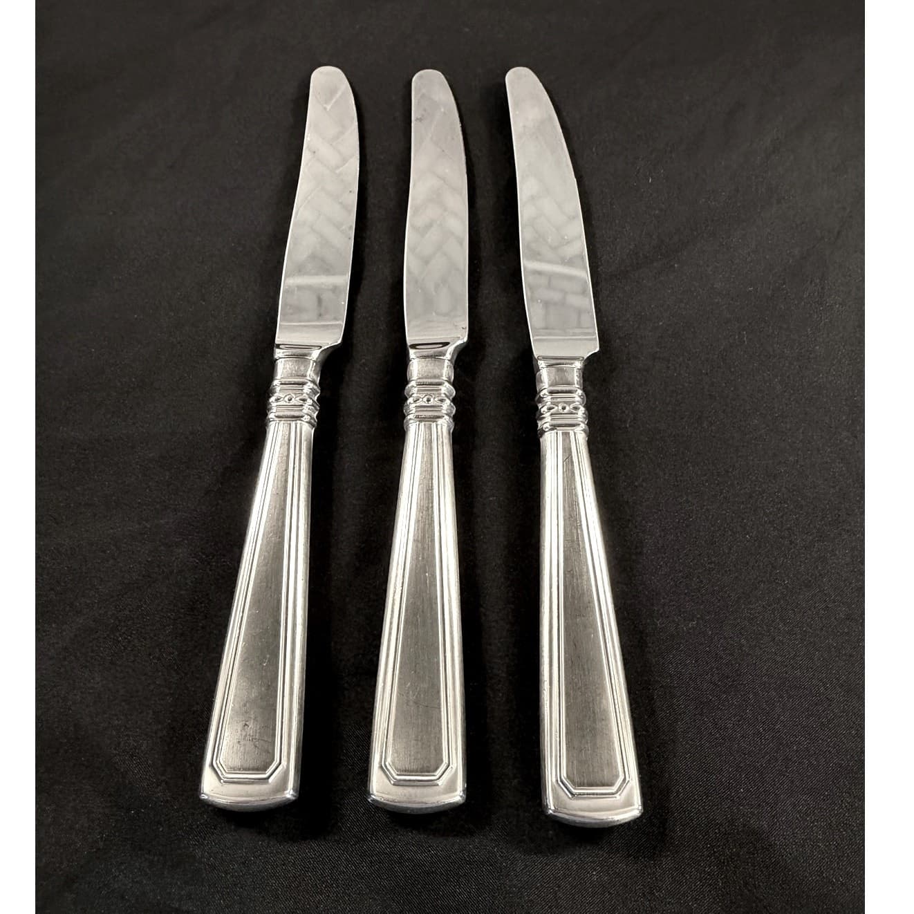 Longaberger 2002-2018 Woven Traditions Stainless Dinner Knives Retired-Set of 3 - Thumbnail 3