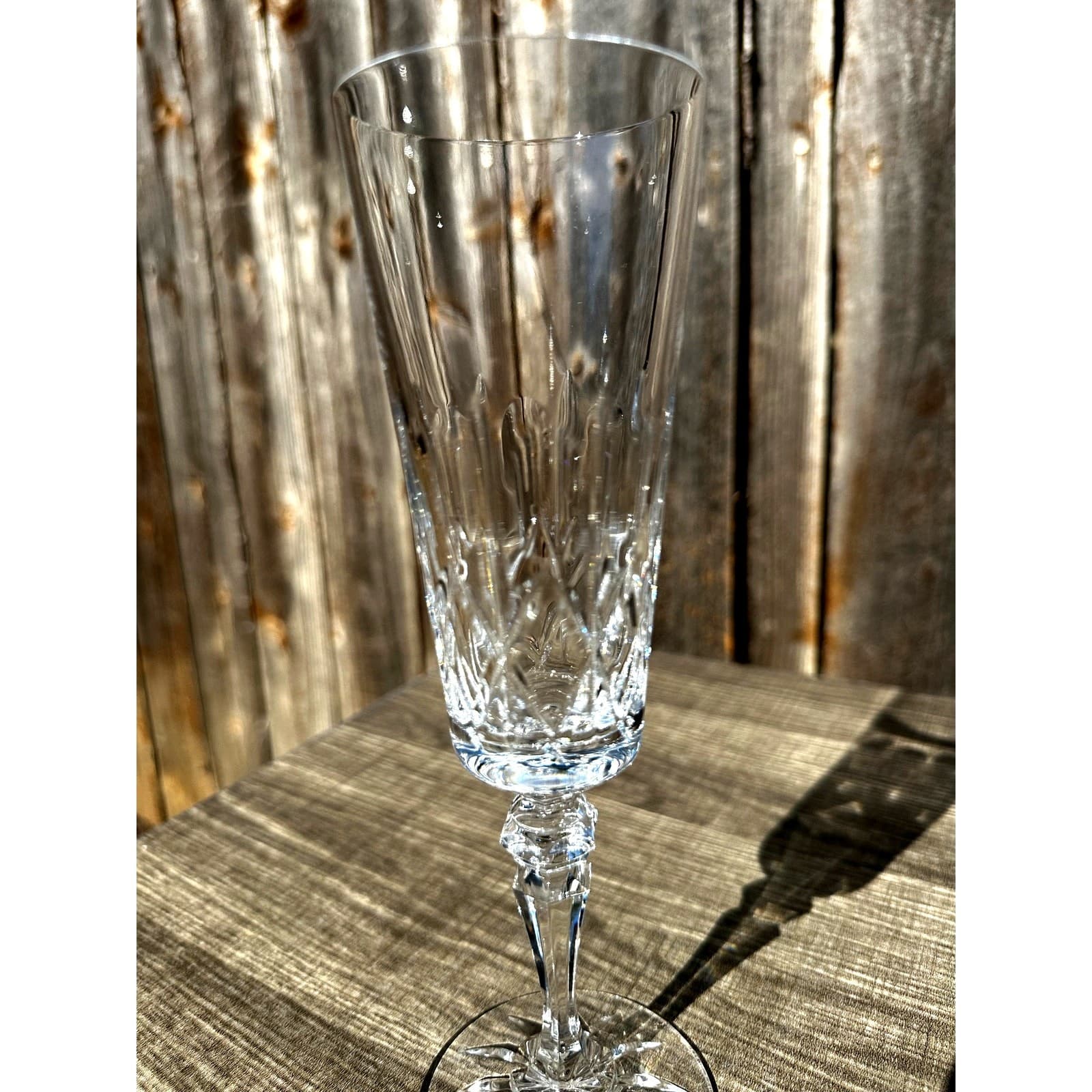 Galway Irish Crystal Retired 'Kings Court' 8.25" Champagne Flutes-Set of 6 - Thumbnail 2