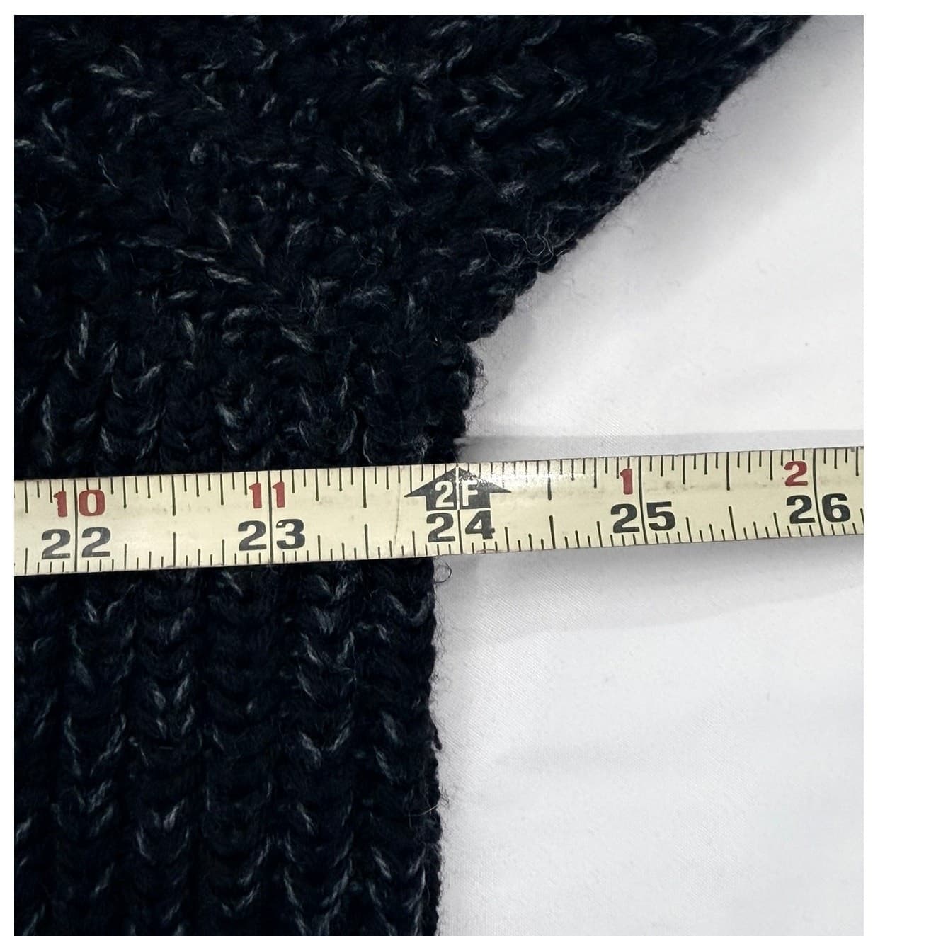 Banana Republic Large Italian Merino Wool Full Zip Mock Neck Sweater Charcoal - Thumbnail 8