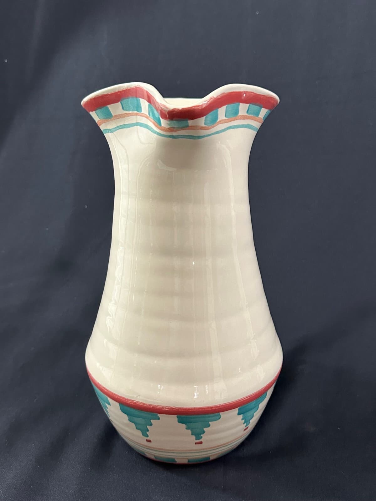 Apple Pie Southwestern Style Ceramic Pitcher - Thumbnail 3