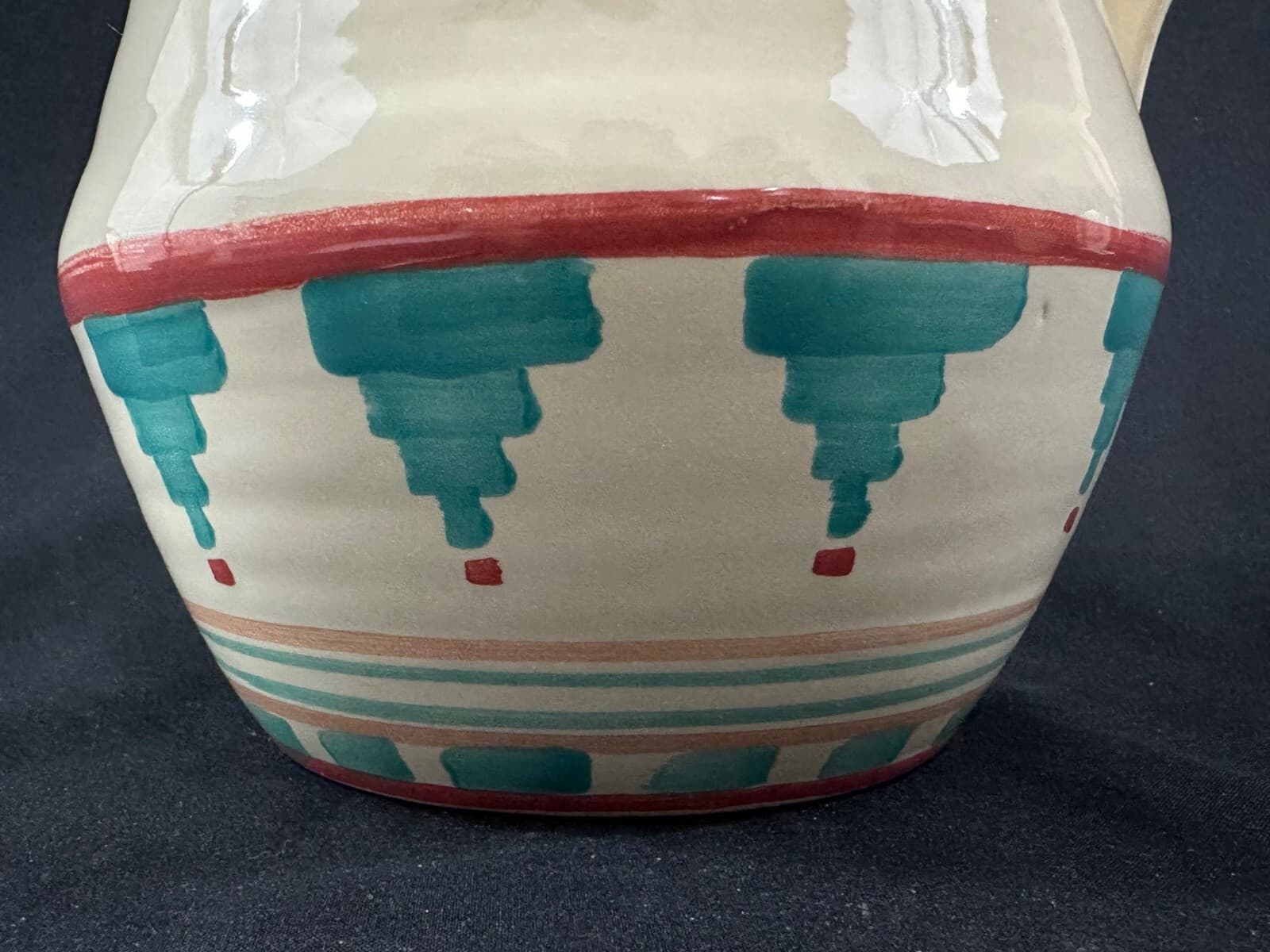 Apple Pie Southwestern Style Ceramic Pitcher - Thumbnail 5