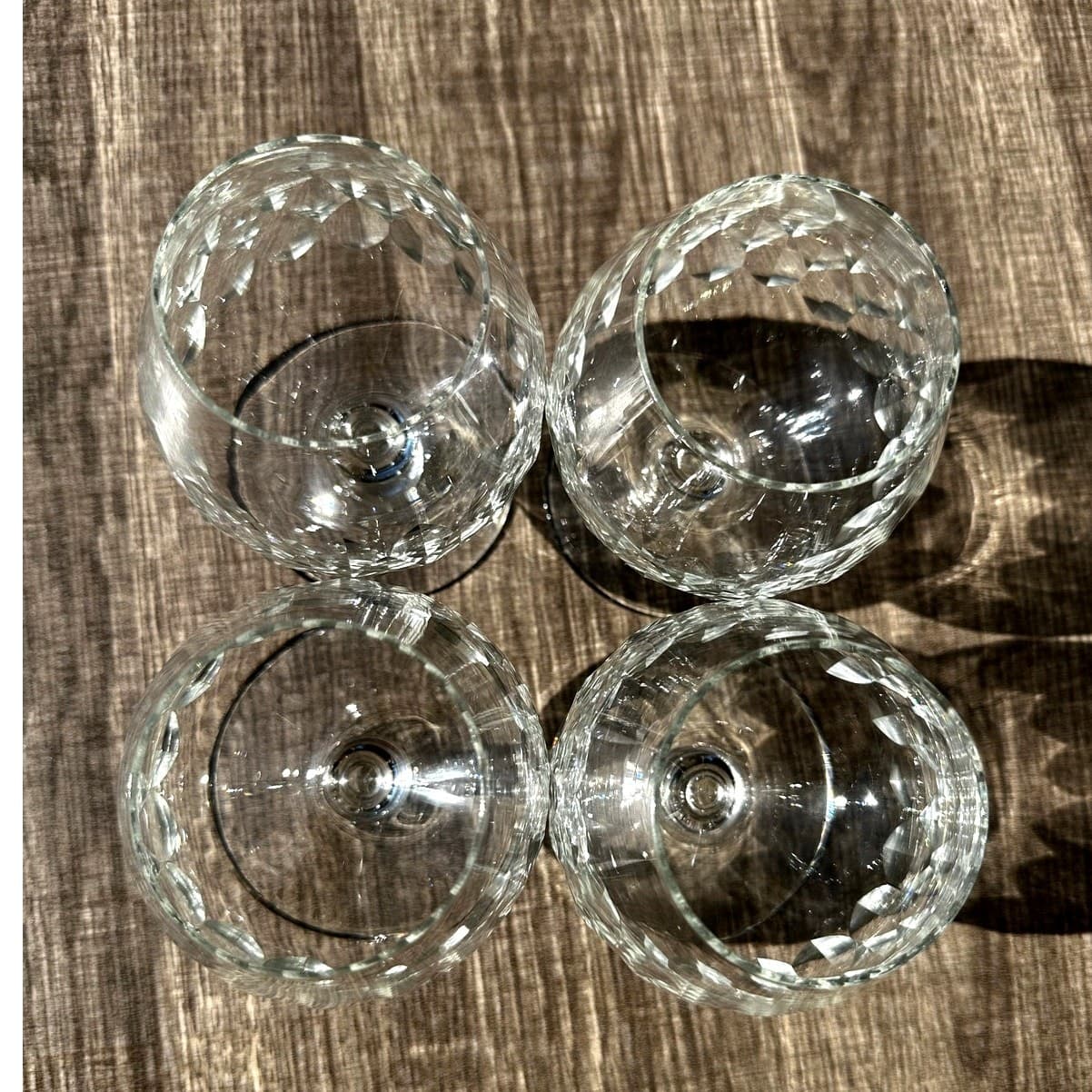 Svend Jensen Retired 'Empress Clear' Brandy Glasses-Elegant-Exquisite-Set of 4 - Thumbnail 7