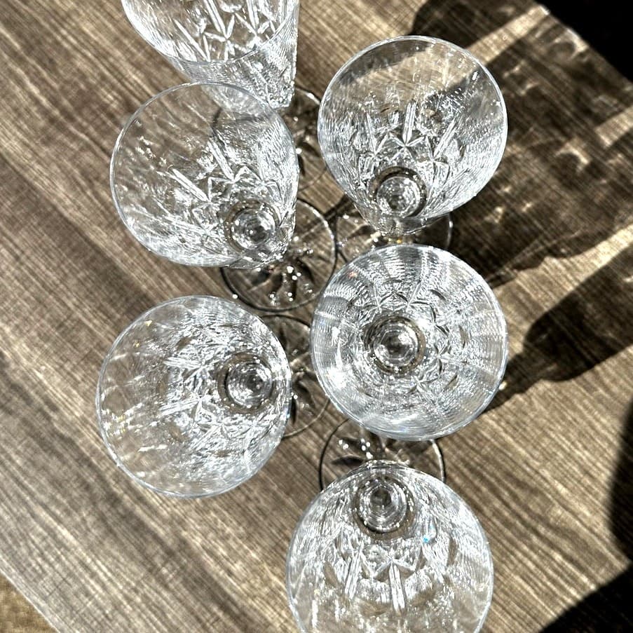 Galway Irish Crystal Retired 'Kings Court' 8.25" Champagne Flutes-Set of 6 - Thumbnail 9