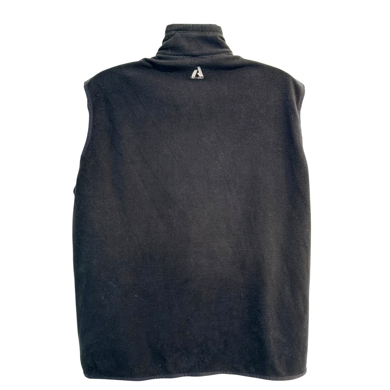 Eddie Bauer Men's 2XL Black Full Zip Fleece Vest Softshell Zip Pockets Outdoor - Thumbnail 2