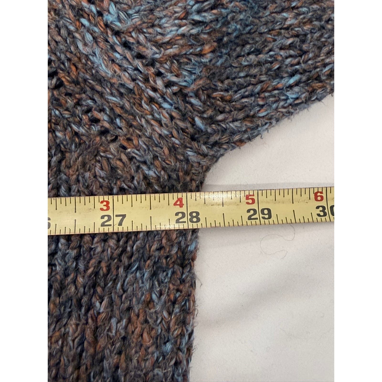 Daniel Cremieux Collection XL Marled Full Zip Sweater Mock Neck 100% Cotton Peru - Thumbnail 6