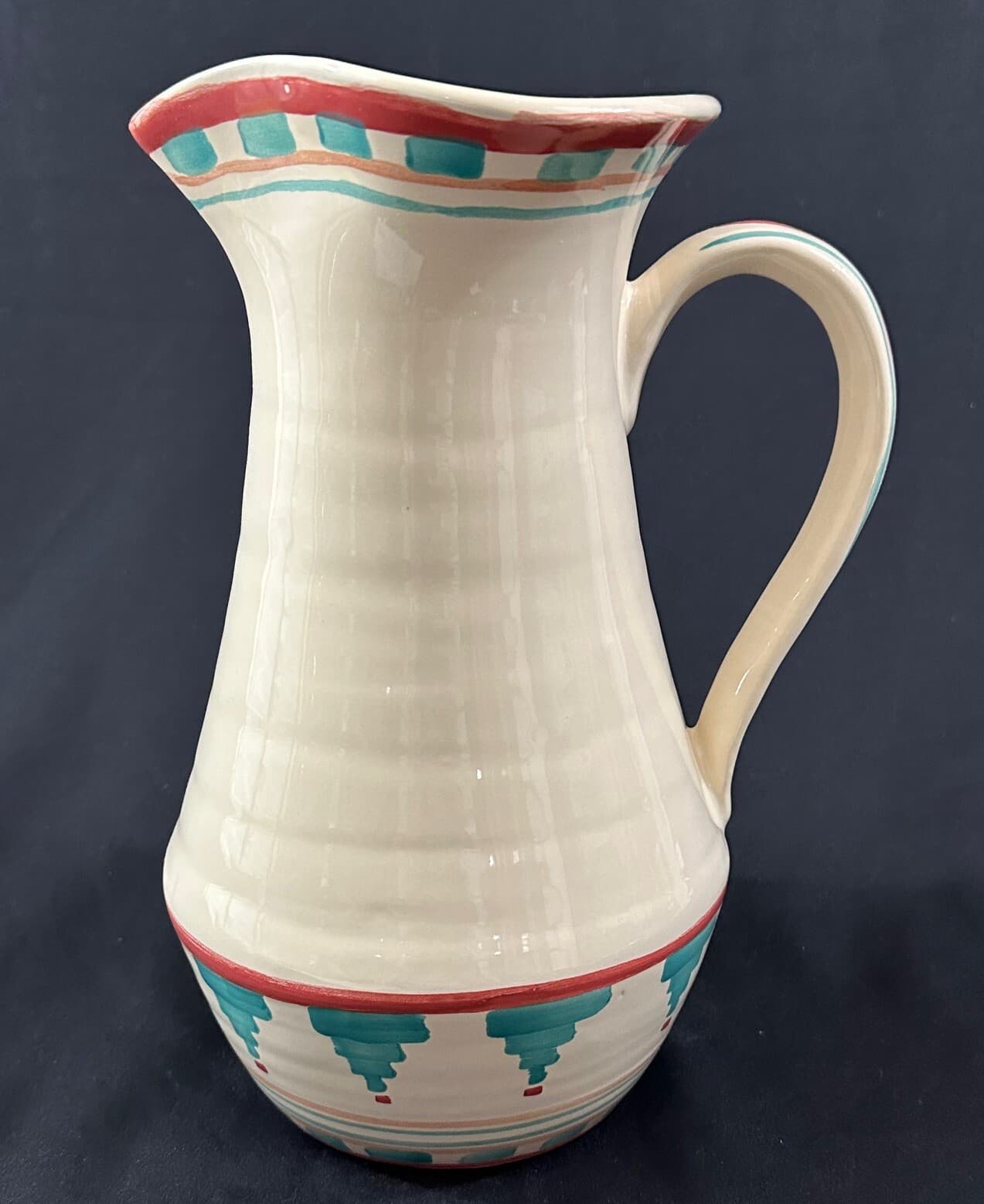 Apple Pie Southwestern Style Ceramic Pitcher