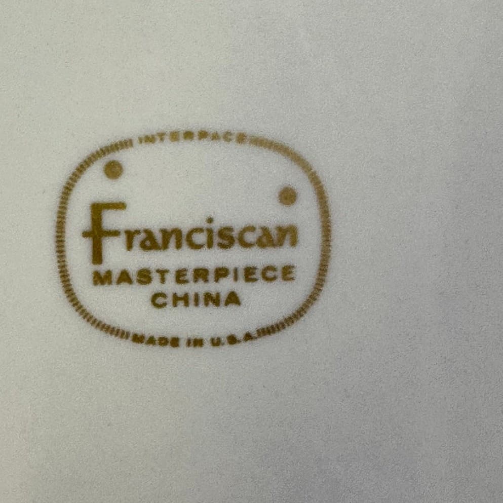 Franciscan Masterpiece Extremely Rare 'Silver Pine' 8-Five PC Place Settings - Thumbnail 17