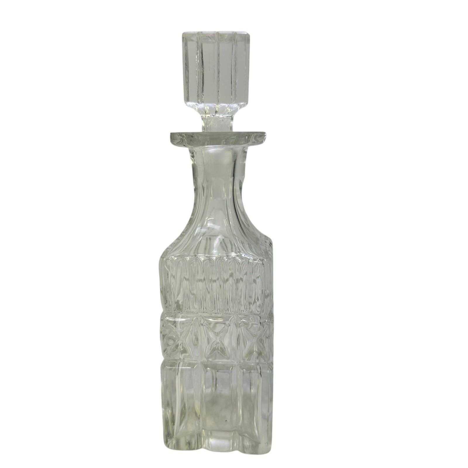 Miniature Decanter Style Cruet Bottles with Stoppers-Lot of Four-Chips - Thumbnail 4