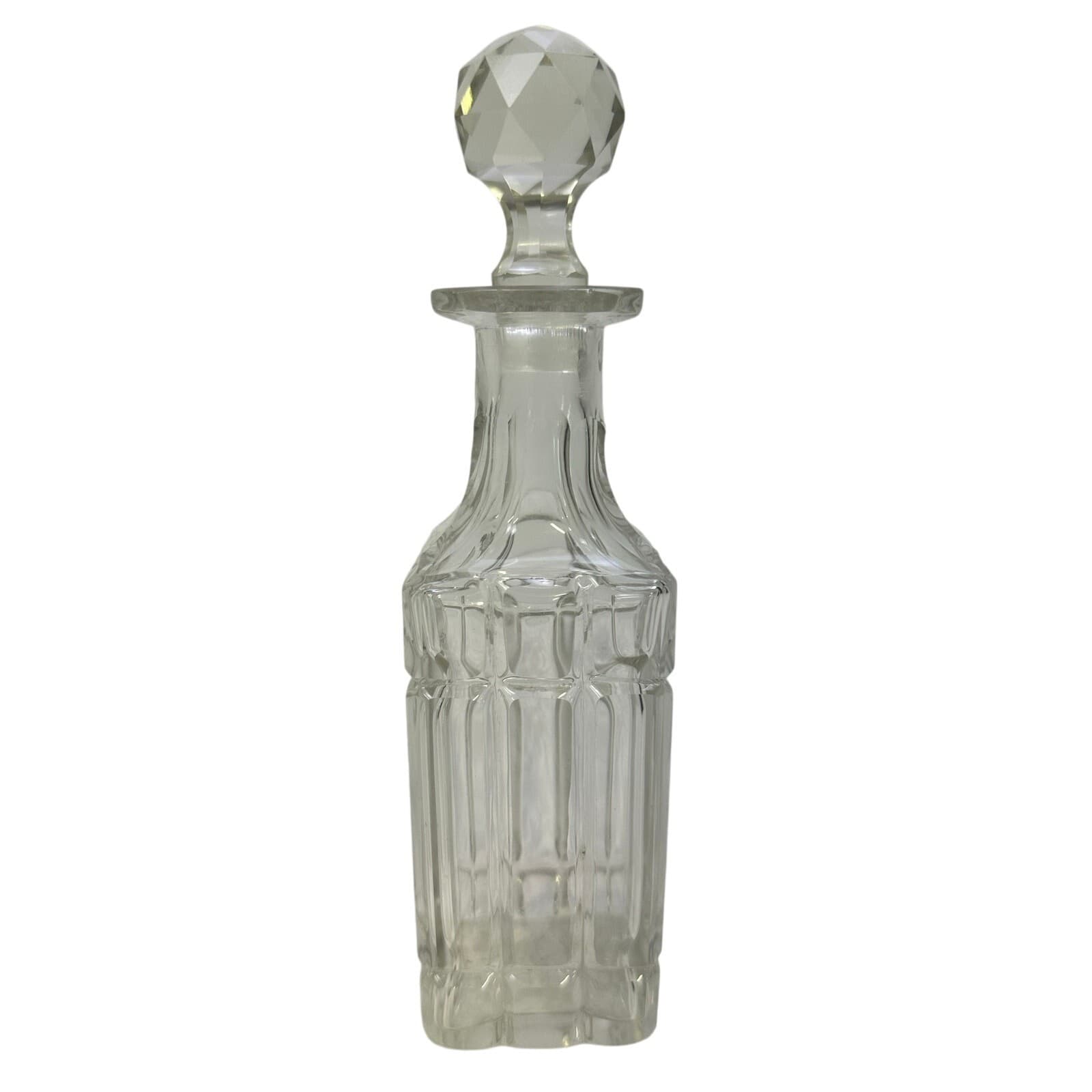 Miniature Decanter Style Cruet Bottles with Stoppers-Lot of Four-Chips - Thumbnail 3