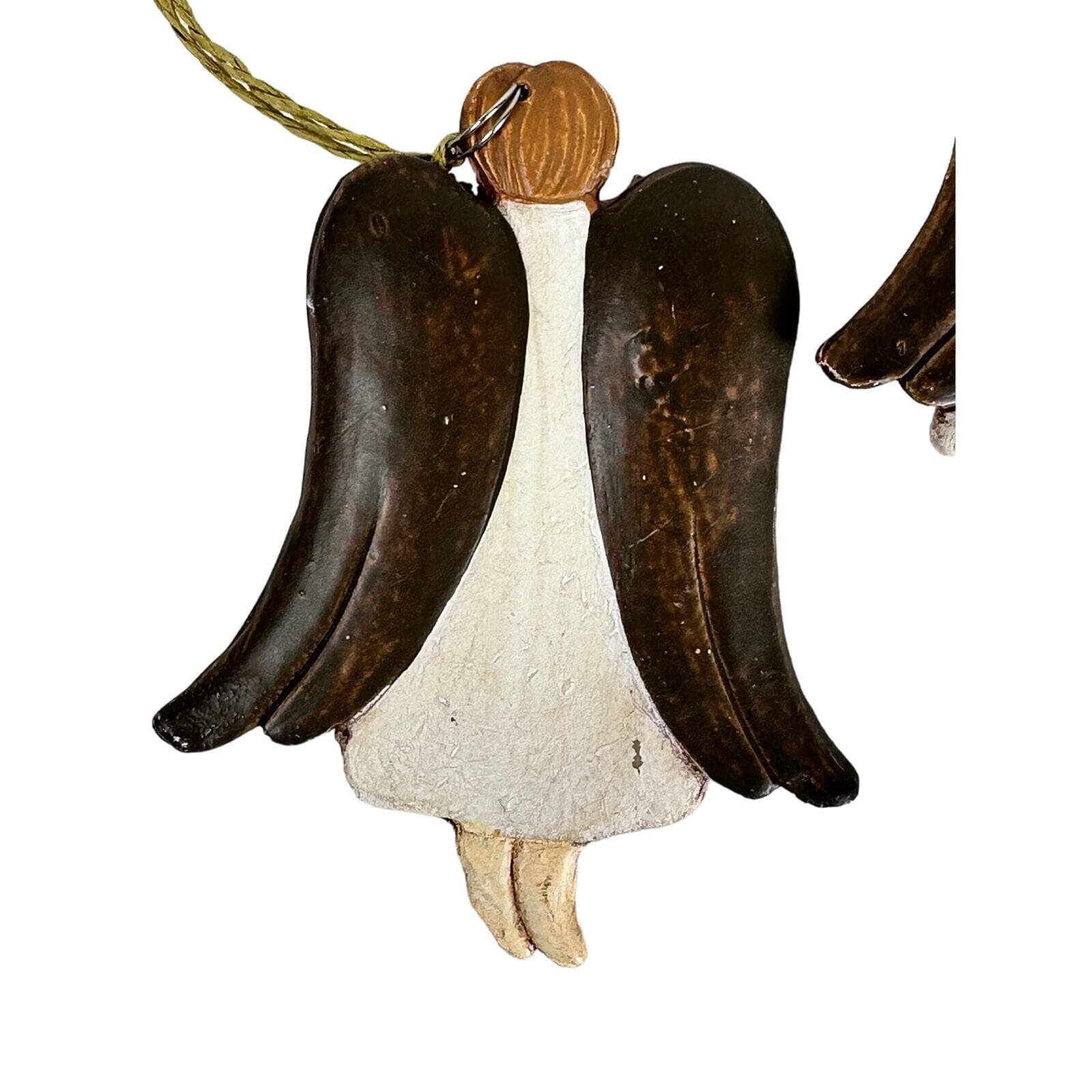 2 Hannah’s Handiworks - 1 Heart & 1 Star Angel Christmas Ornaments VG no tags - Thumbnail 5