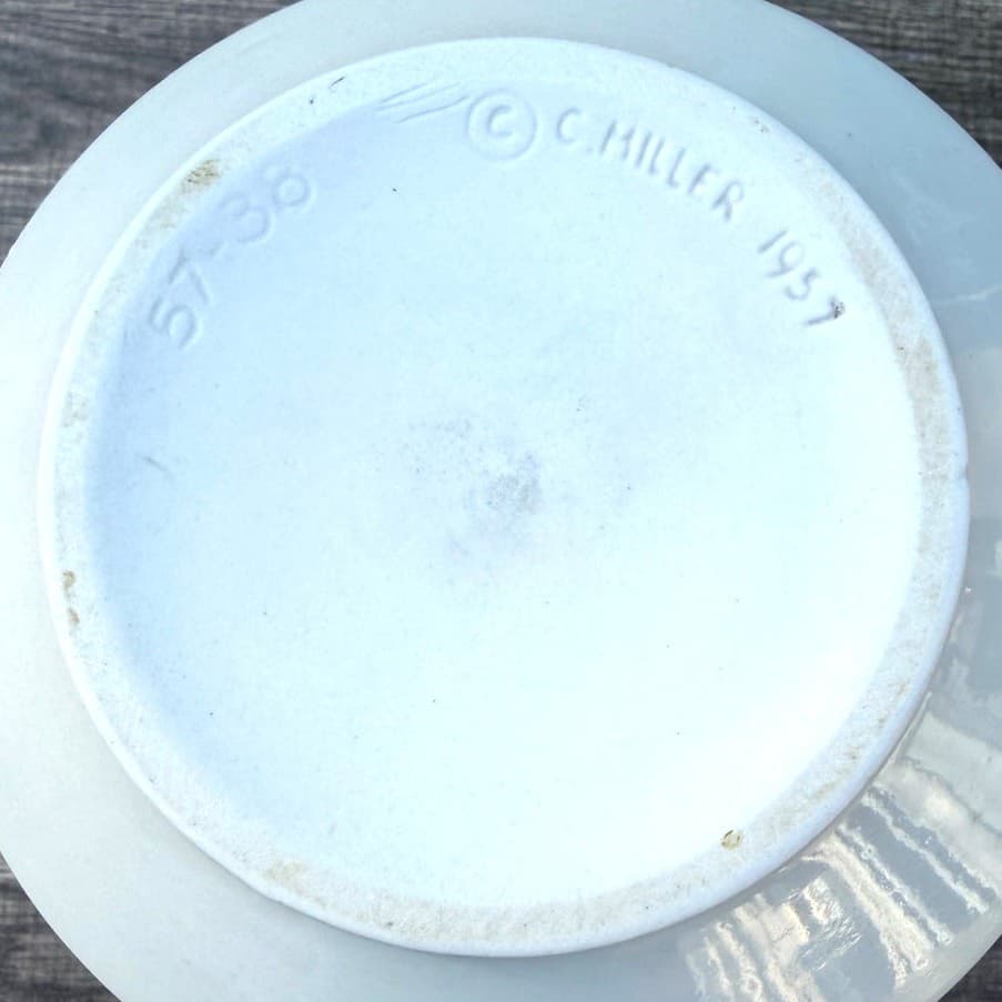 C. Miller Vintage 1957 Mid-Century Modern Ceramic Pitcher/Carafe-Excellent - Thumbnail 11
