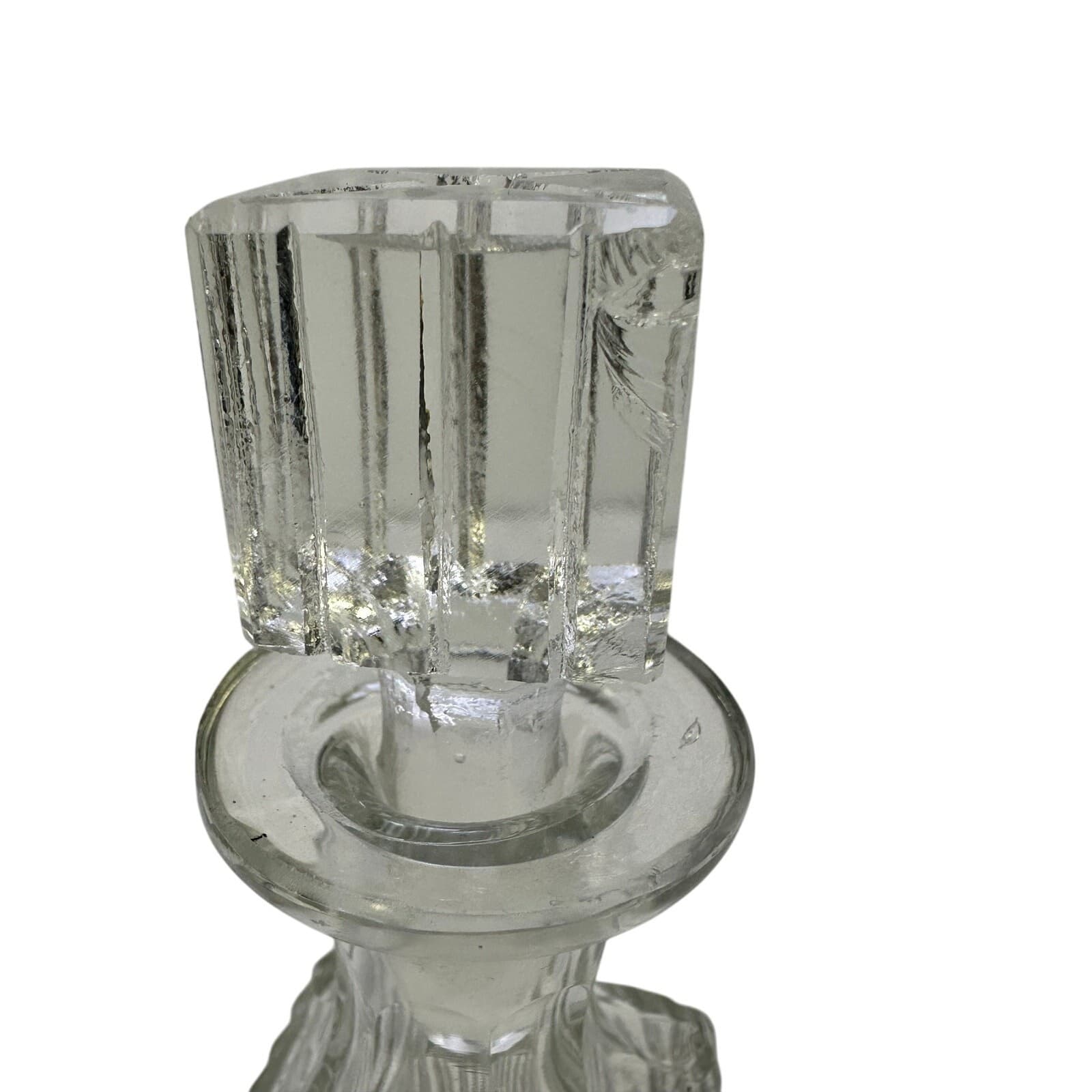 Miniature Decanter Style Cruet Bottles with Stoppers-Lot of Four-Chips - Thumbnail 5