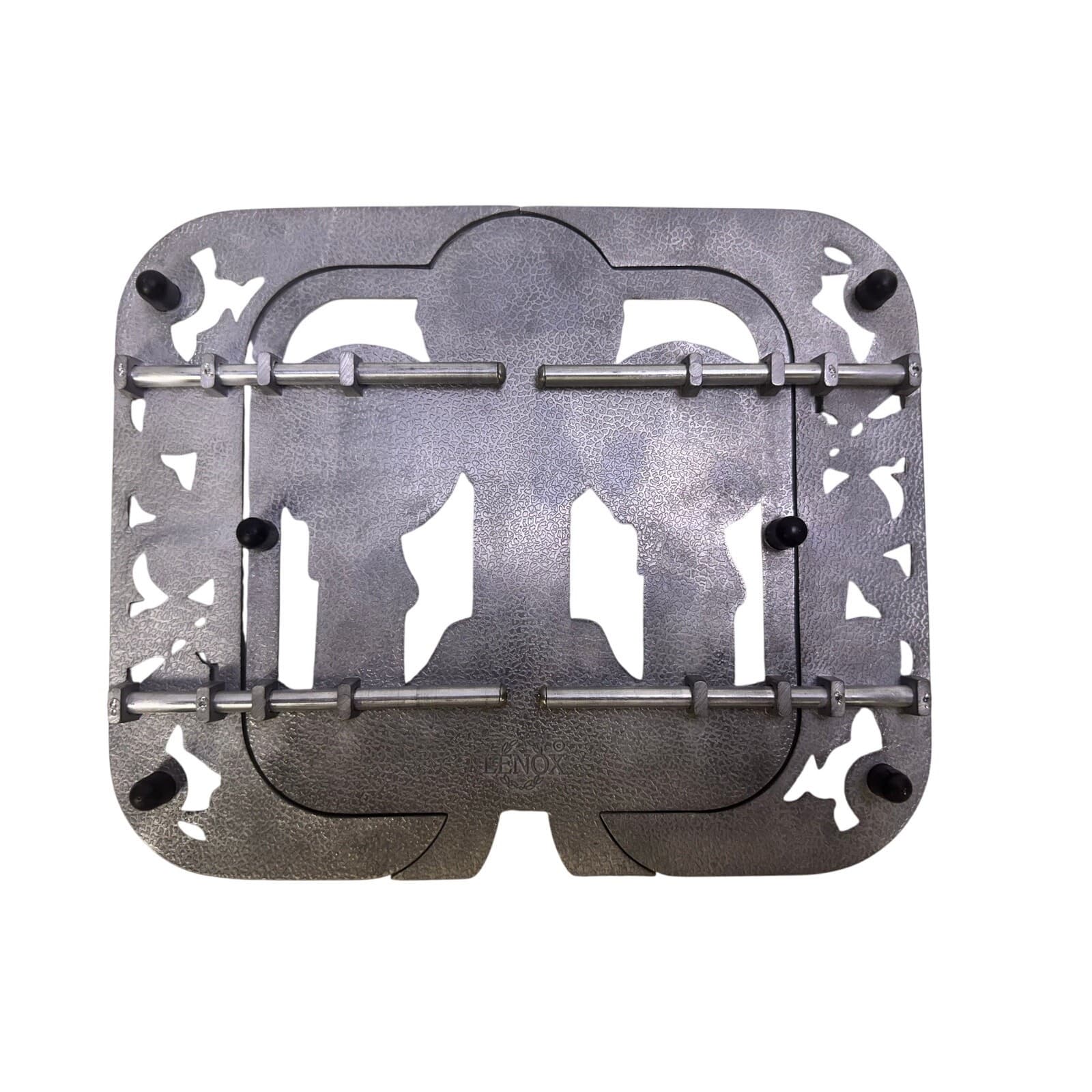 Lenox Yuletide Metal Holiday Vintage 1980's Expandable Trivet 8 x 13 - Thumbnail 8