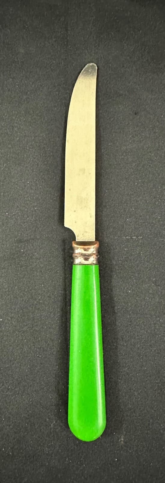 Gibson Vintage Stainless Green Handle Poinsettia-Christmas Charm Knife-Rare! - Thumbnail 4