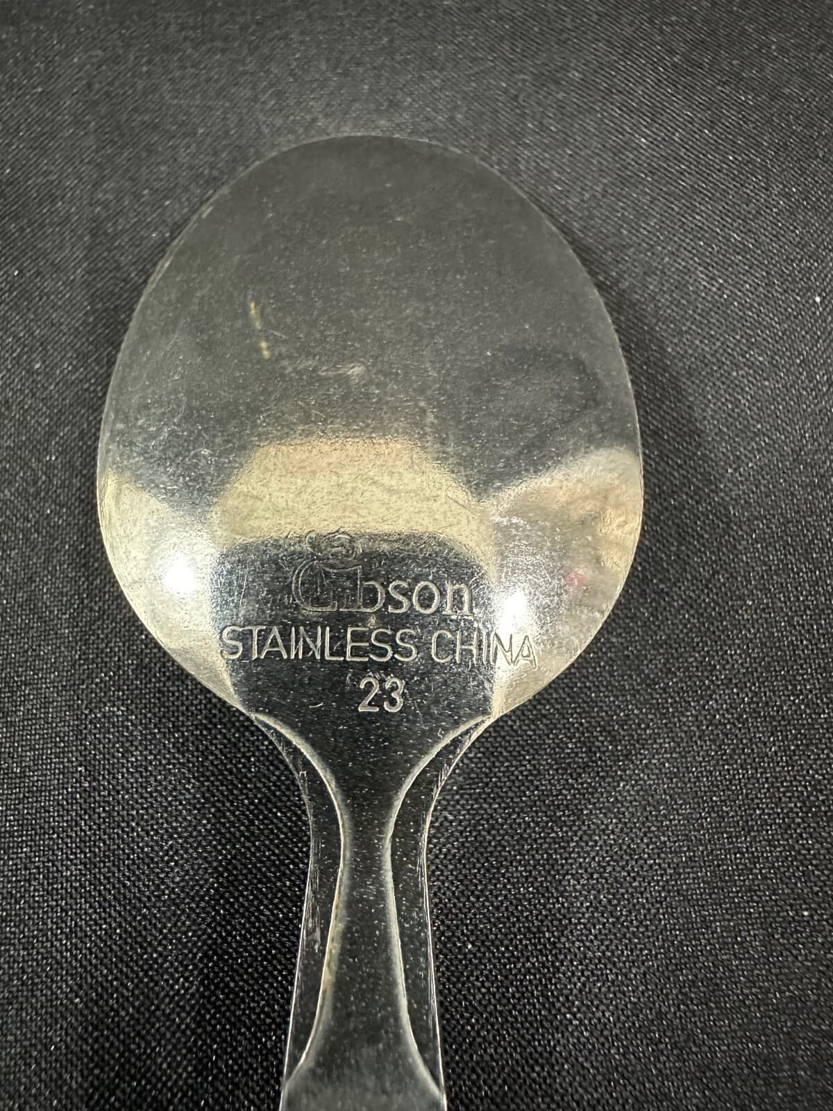 Gibson Vintage Stainless Green Handle Poinsettia-Christmas Charm Spoon-Rare! - Thumbnail 5