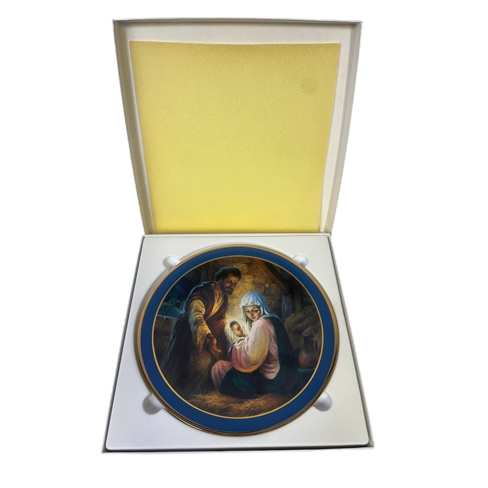 Southern Living Gallery 1987 Story of Christmas Plate 'The Nativity' - Thumbnail 3