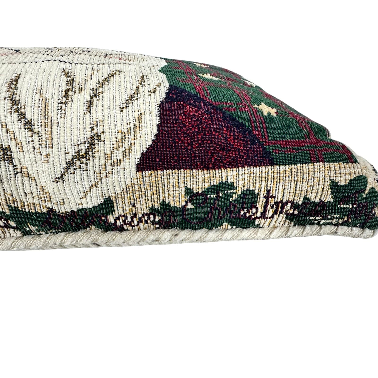 Tapestry 'Santa Claus is Bringing Christmas Joy' Rectangle 16 x 12 Throw Pillow - Thumbnail 4