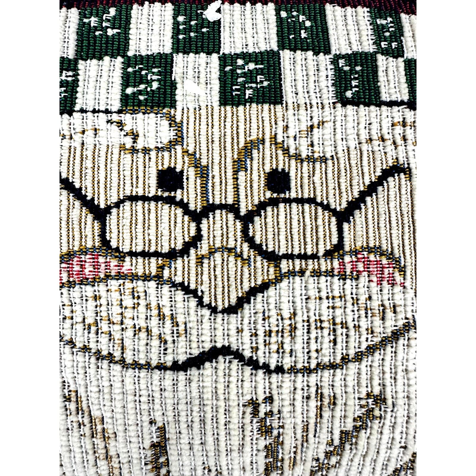 Tapestry 'Santa Claus is Bringing Christmas Joy' Rectangle 16 x 12 Throw Pillow - Thumbnail 2
