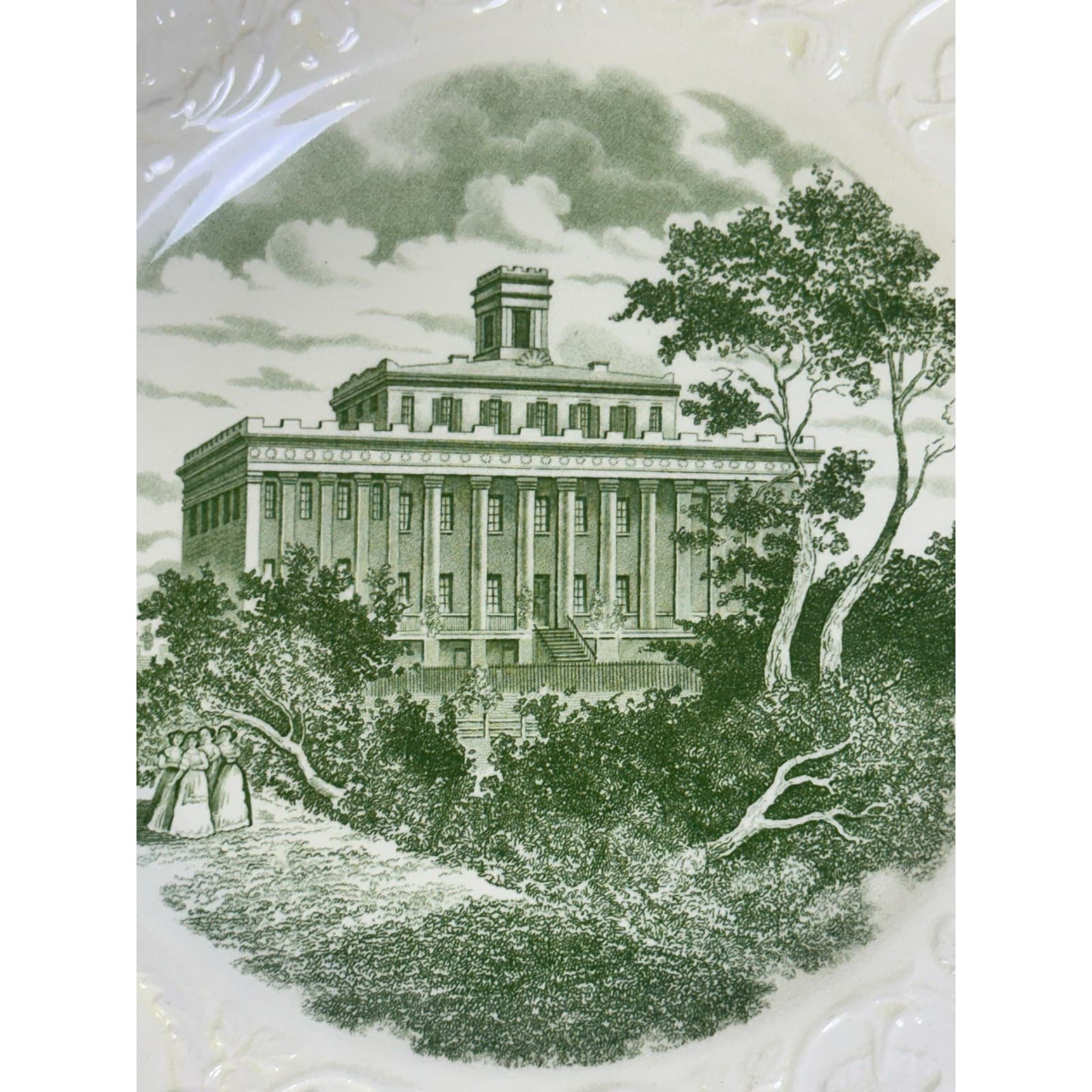 Wedgwood England Commemorative 1936 Centennial Plate Wesleyan College for Women - Thumbnail 2