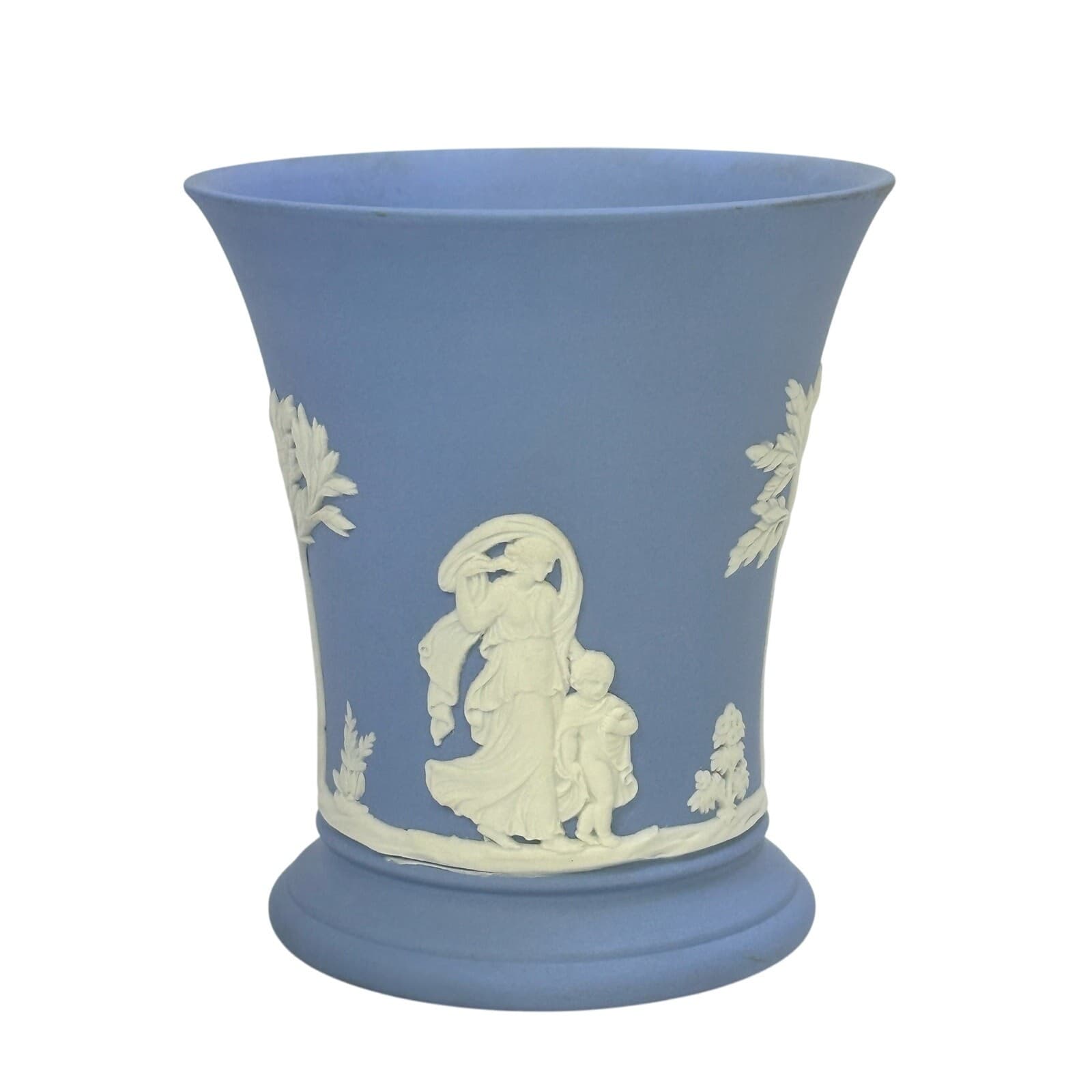 Wedgwood Blue Jasperware Goblet/Vessel/Vase 1959 Excellent - Thumbnail 2