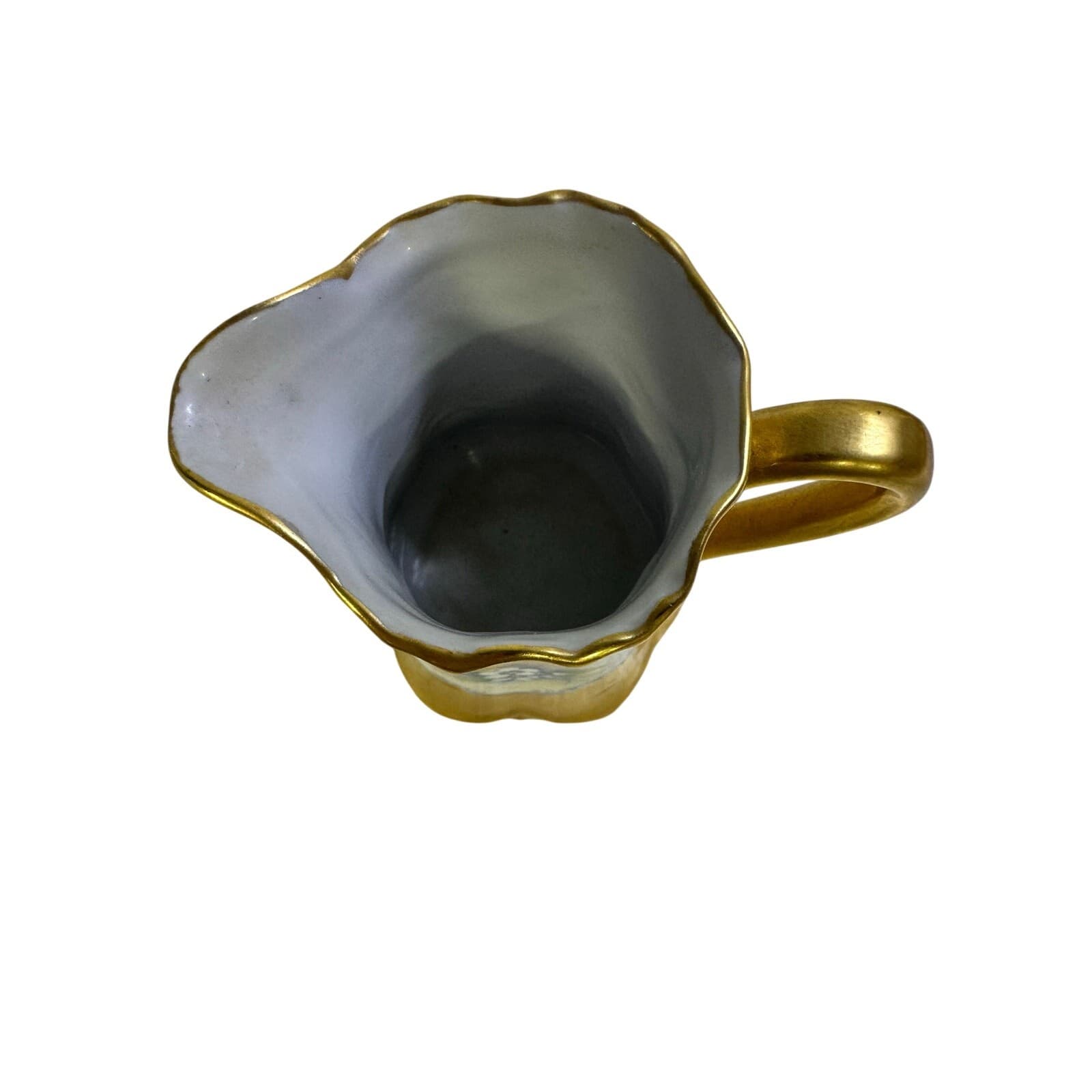 Antique Early 20th Century Hutschenreuther Gelb Bavaria Gilt 4-PC Coffee Tea Set - Thumbnail 13