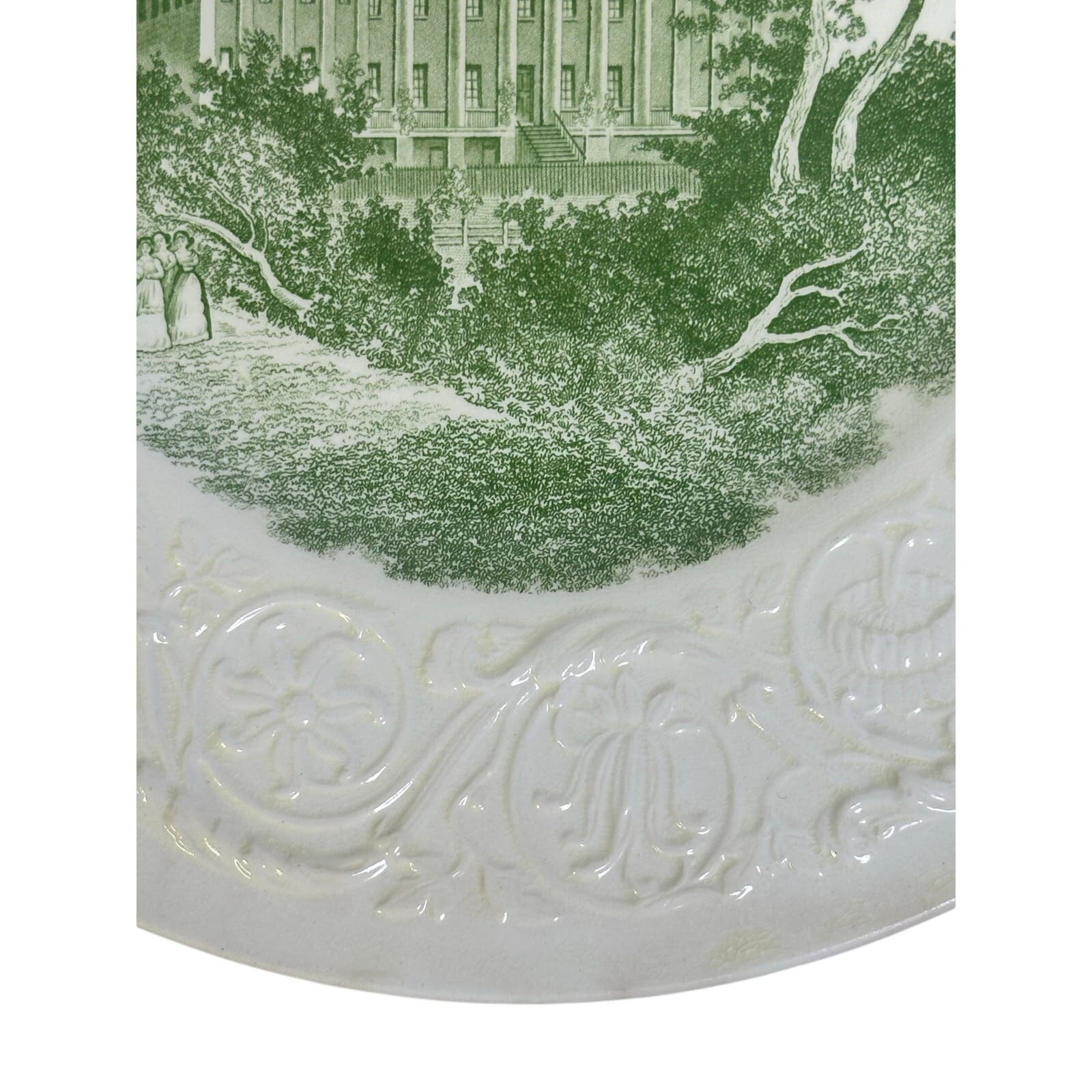 Wedgwood England Commemorative 1936 Centennial Plate Wesleyan College for Women - Thumbnail 6