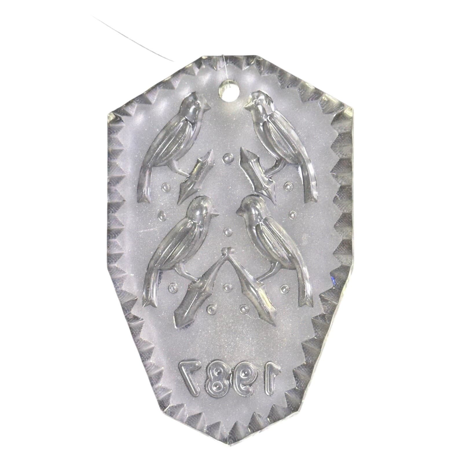 Waterford Crystal 1987 'Four Calling Birds' Ornament from 12 Days of Christmas - Thumbnail 2