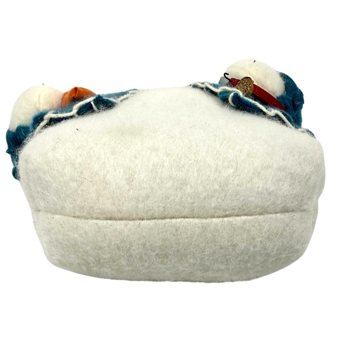 Gardening White Plush Vintage Bunny Rabbit Straw Hat Shovel Carrot Ladybug-Cute! - Thumbnail 9