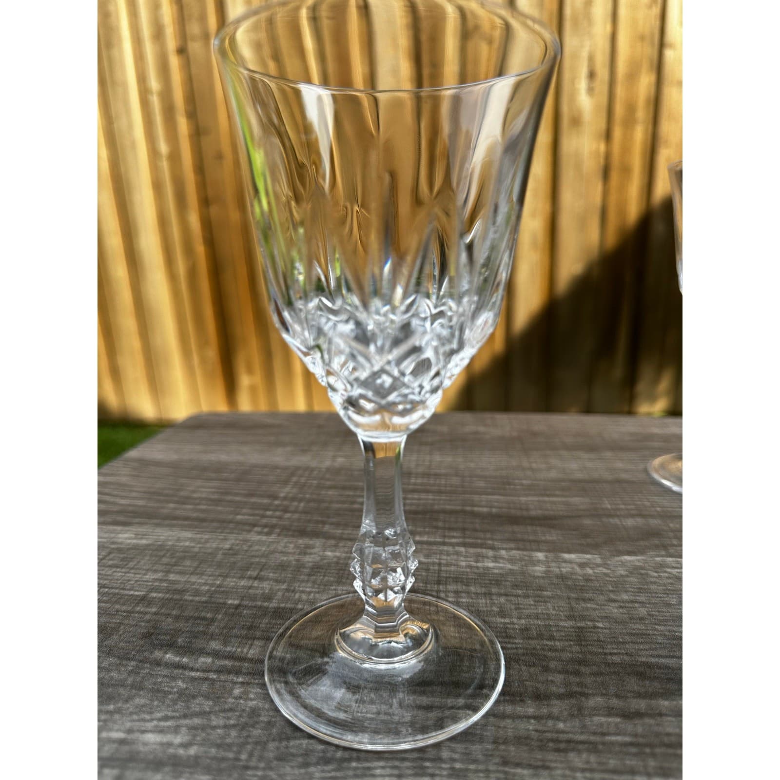 Capri Crystal Collection JMP Marketing Italy Retired Crystal Water Goblets-Set 9 - Thumbnail 2