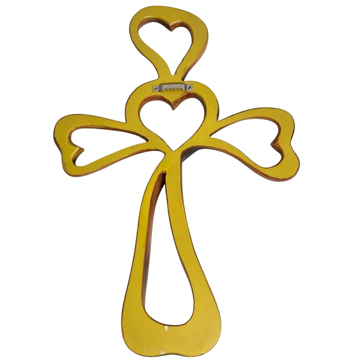 Unique Intricate 'Eternal Love' Heart Shaped Art Wall Cross - Thumbnail 3