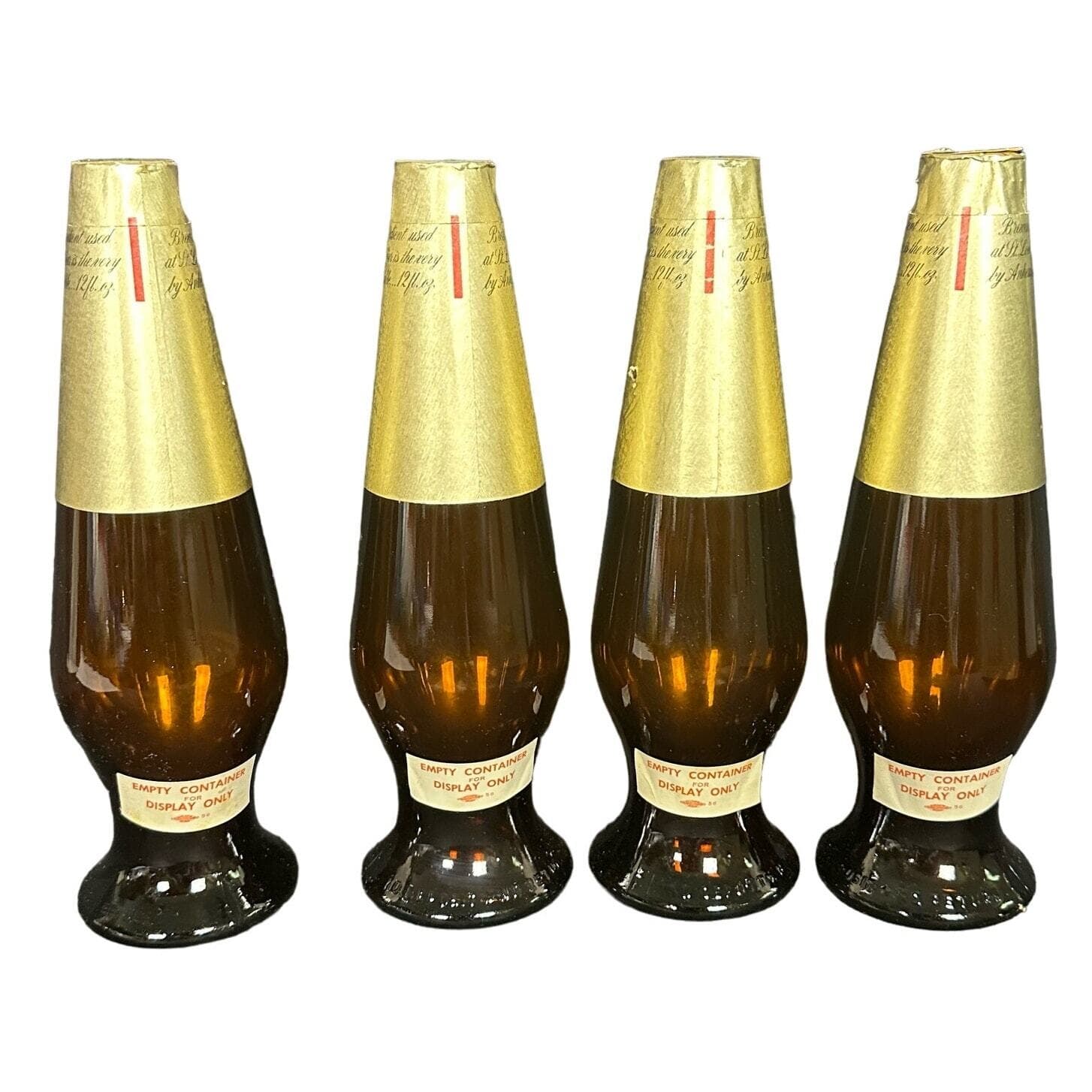 Michelob Beer Bottles 4 Sealed Display Only in Original Carton-Very RARE! - Thumbnail 4