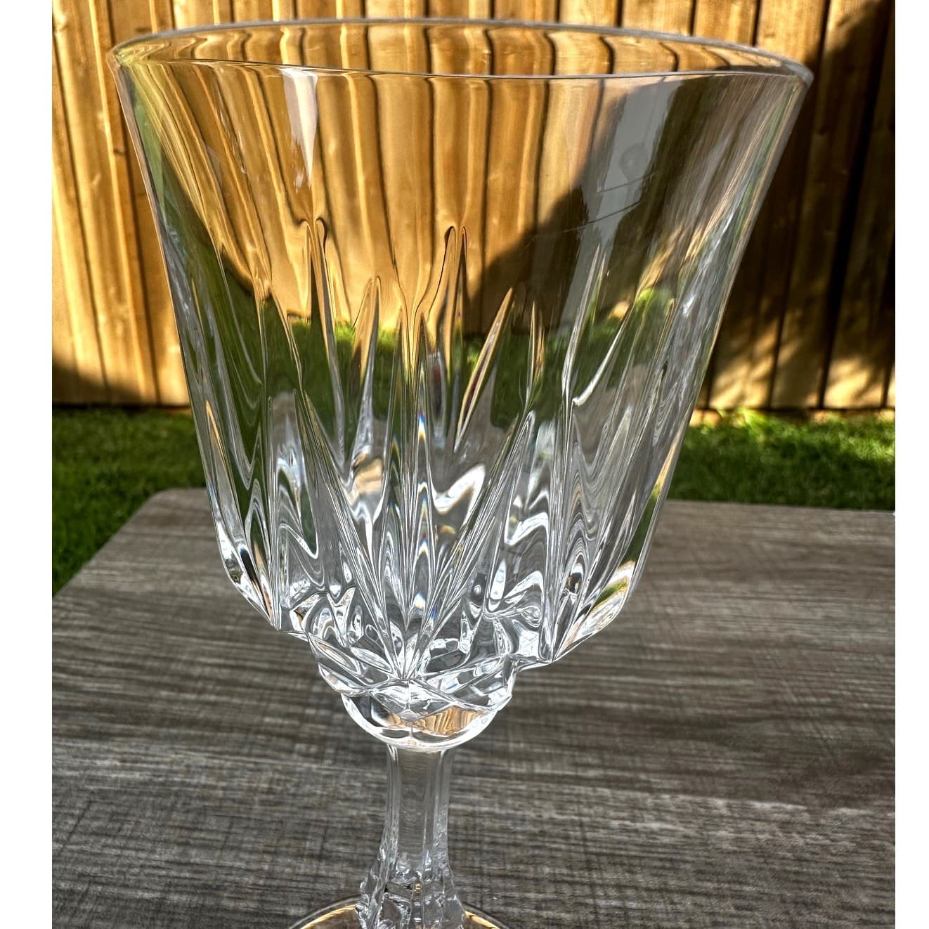 Capri Crystal Collection JMP Marketing Retired Crystal Wine Glasses-Italy-Set 9 - Thumbnail 3