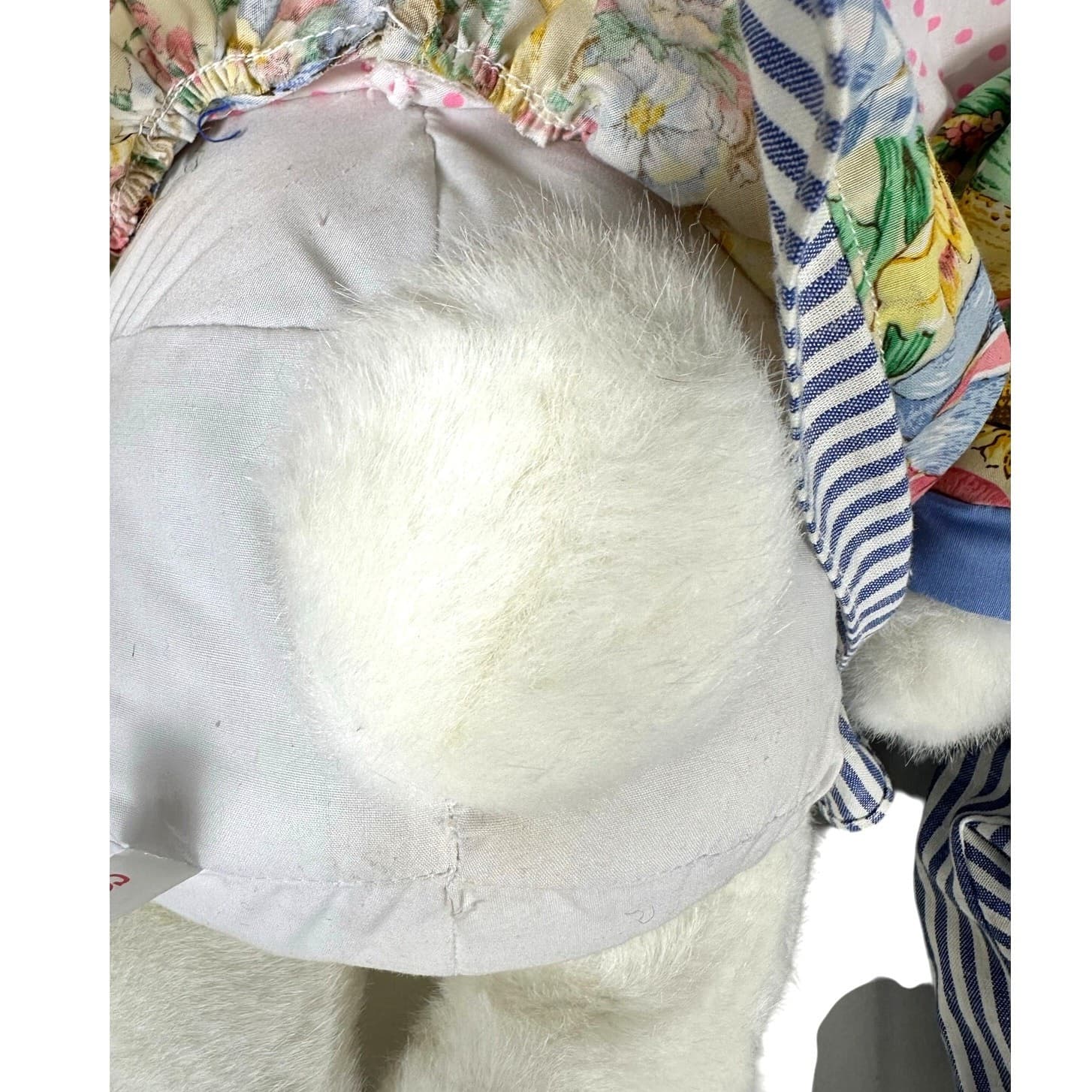 Pair Commonwealth Easter Bunny Rabbits Matching Dress/Overalls-Adorable! - Thumbnail 6
