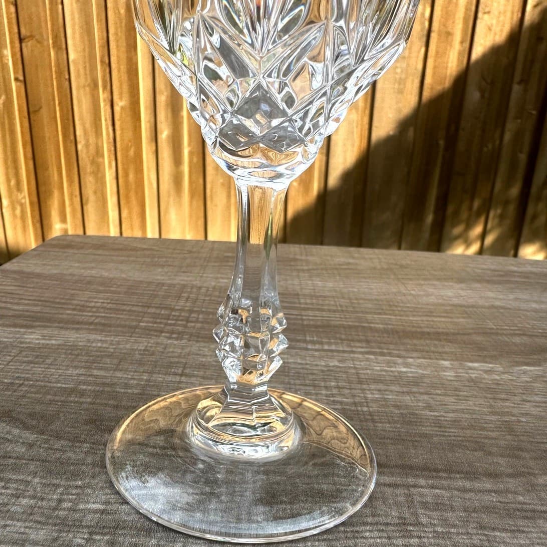 Capri Crystal Collection JMP Marketing Retired Crystal Wine Glasses-Italy-Set 9 - Thumbnail 6