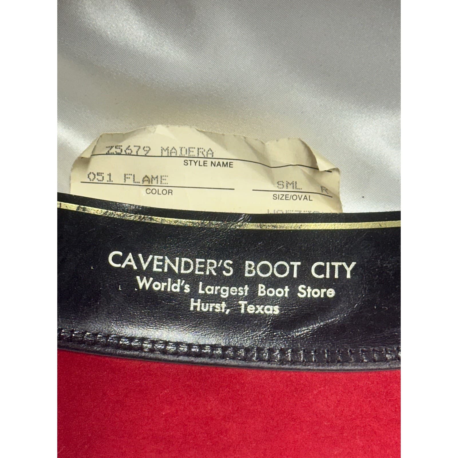 Resistol Self Conforming 5X Beaver Vintage Creased Satin Band 'Madera' Red Hat - Thumbnail 8