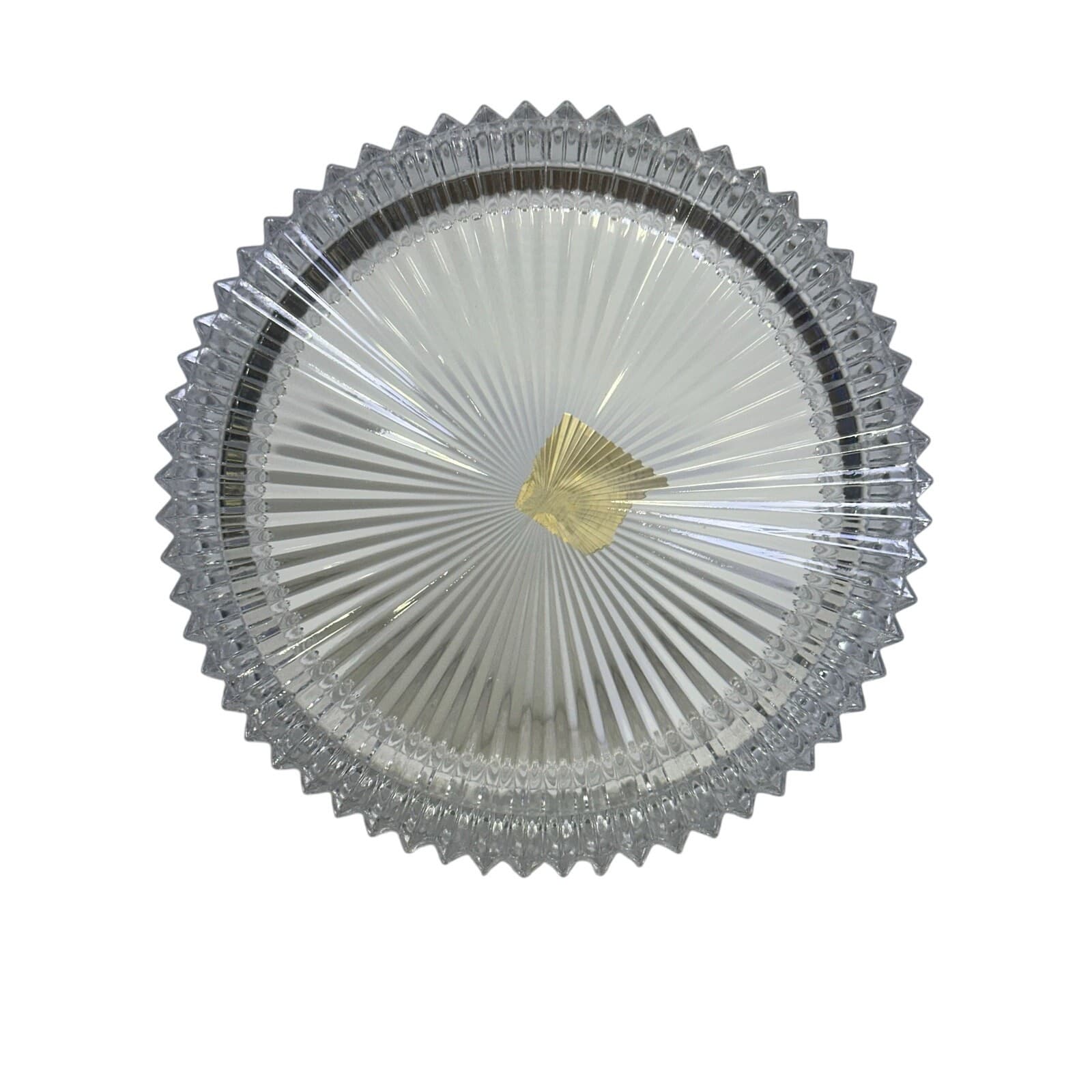 Mikasa Vintage 'Diamond Fire' Crystal 8.5" Serving Presentation Bowl Japan w/Tag - Thumbnail 5