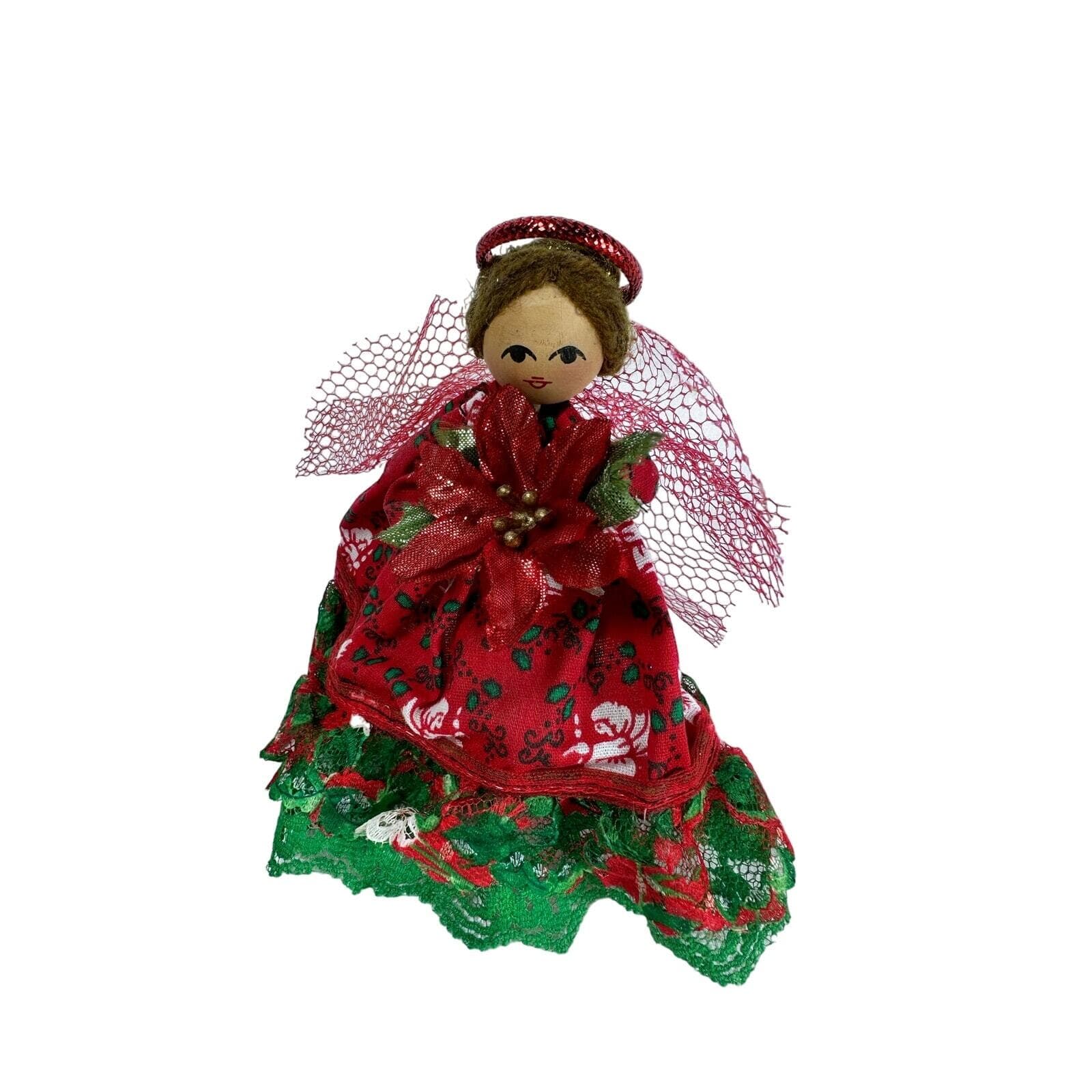 Lot of 5 Vintage Christmas Angel Ornaments in Various Sizes. Please See photos - Thumbnail 3