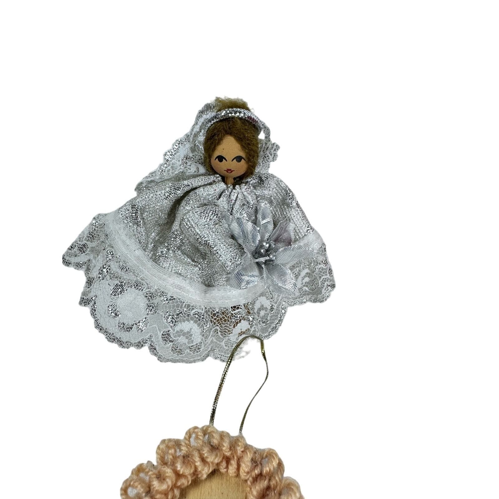 Lot of 5 Vintage Christmas Angel Ornaments in Various Sizes. Please See photos - Thumbnail 2