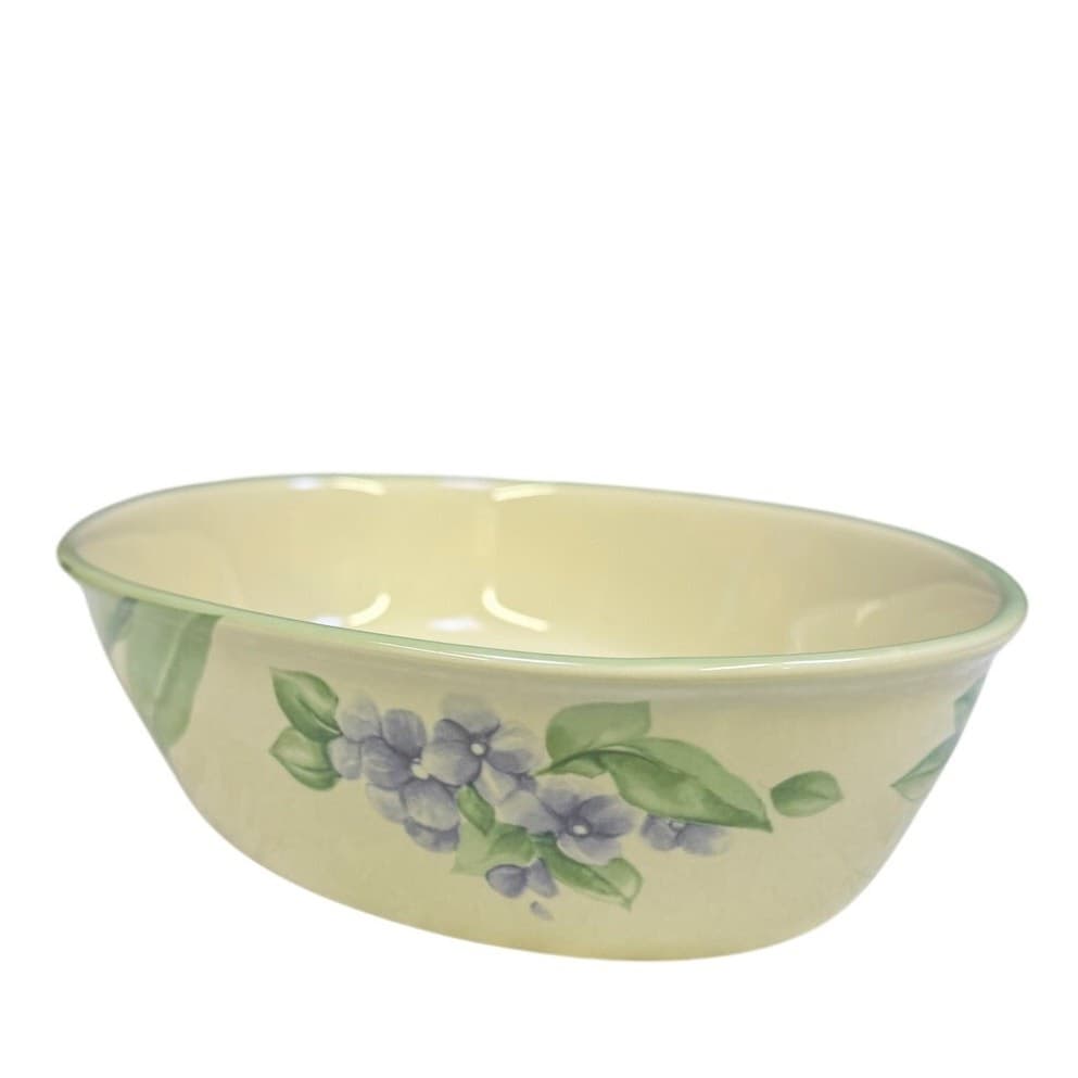 Pfaltzgraff Retired 1991-1999 'Garden Party' 10" Oval Baking Dish - Thumbnail 3
