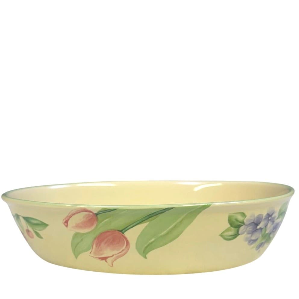 Pfaltzgraff Retired 1991-1999 'Garden Party' 10" Oval Baking Dish - Thumbnail 6