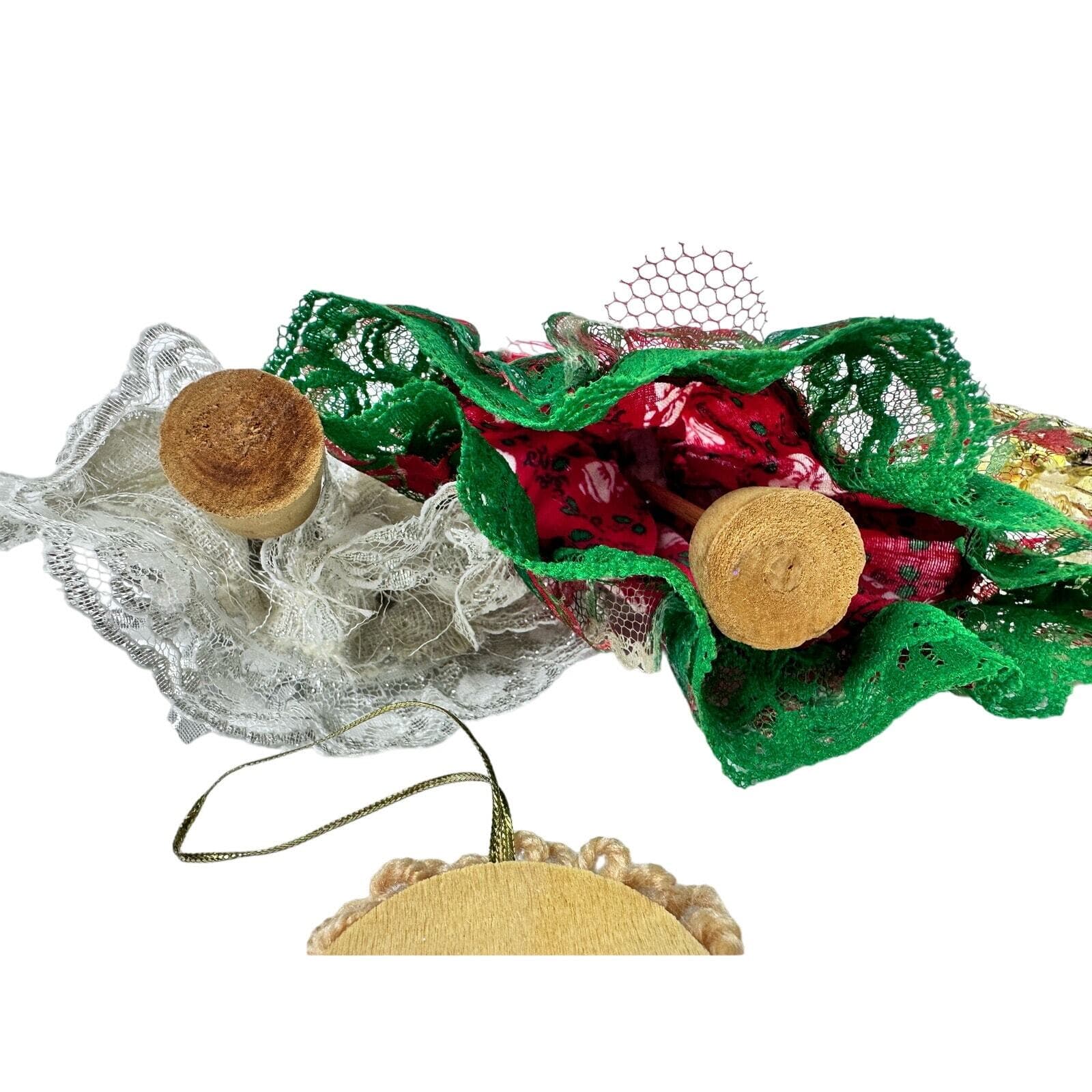Lot of 5 Vintage Christmas Angel Ornaments in Various Sizes. Please See photos - Thumbnail 14