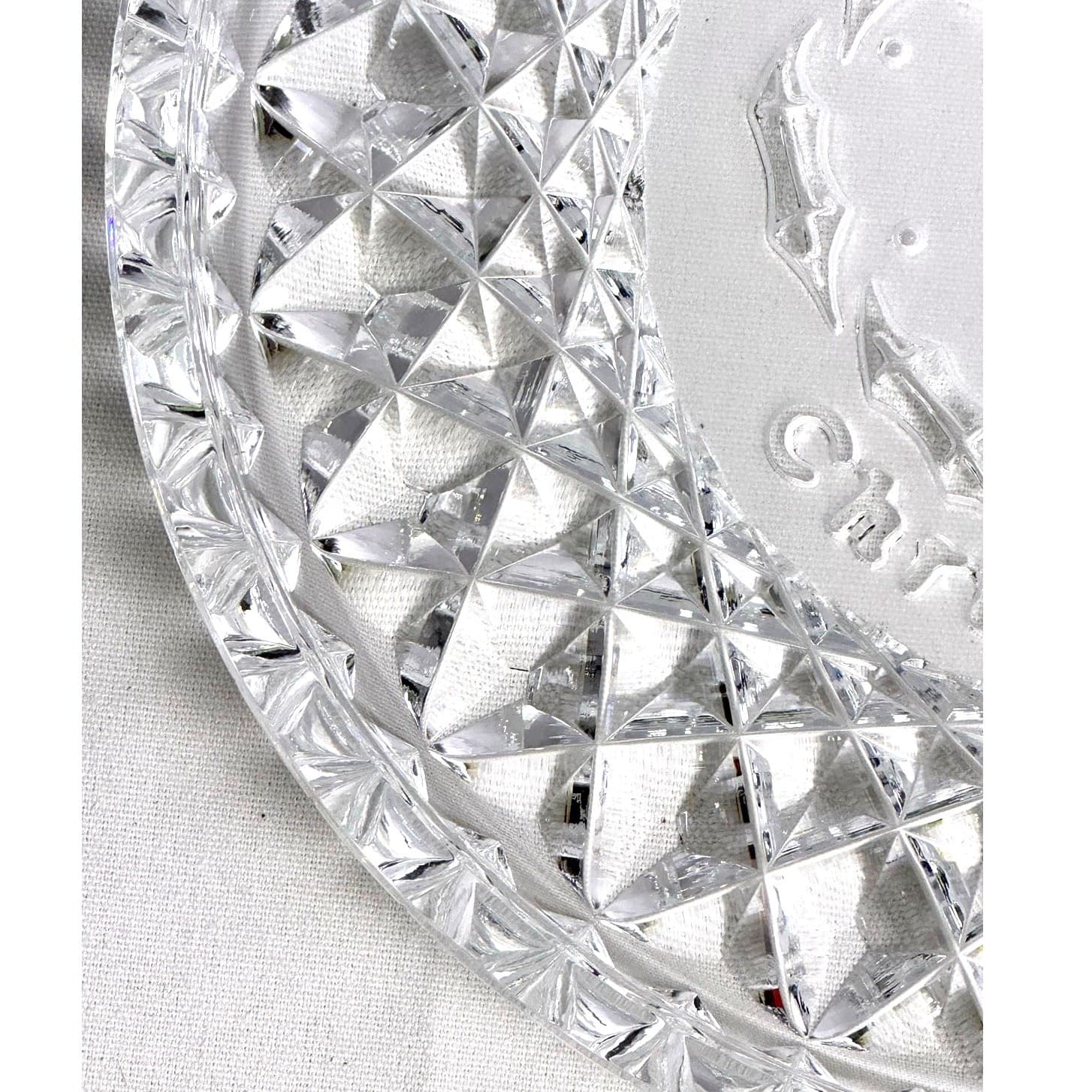 Waterford Crystal Twelve Days of Christmas 1994 "Pipers Piping" Plate Ireland - Thumbnail 3