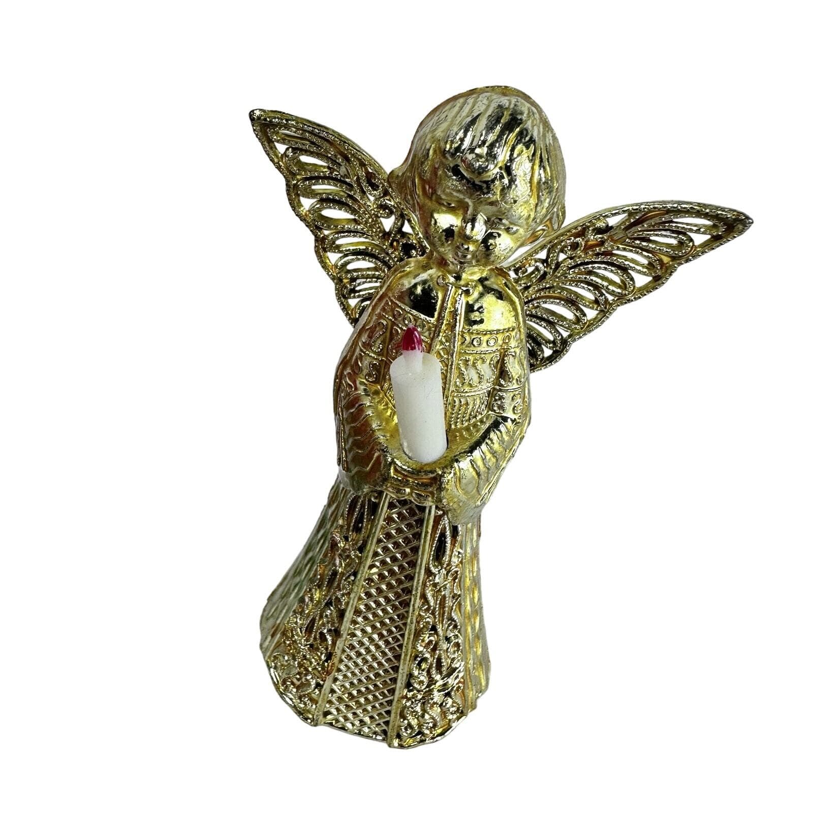 Lot of 5 Vintage Christmas Angel Ornaments in Various Sizes. Please See photos - Thumbnail 4
