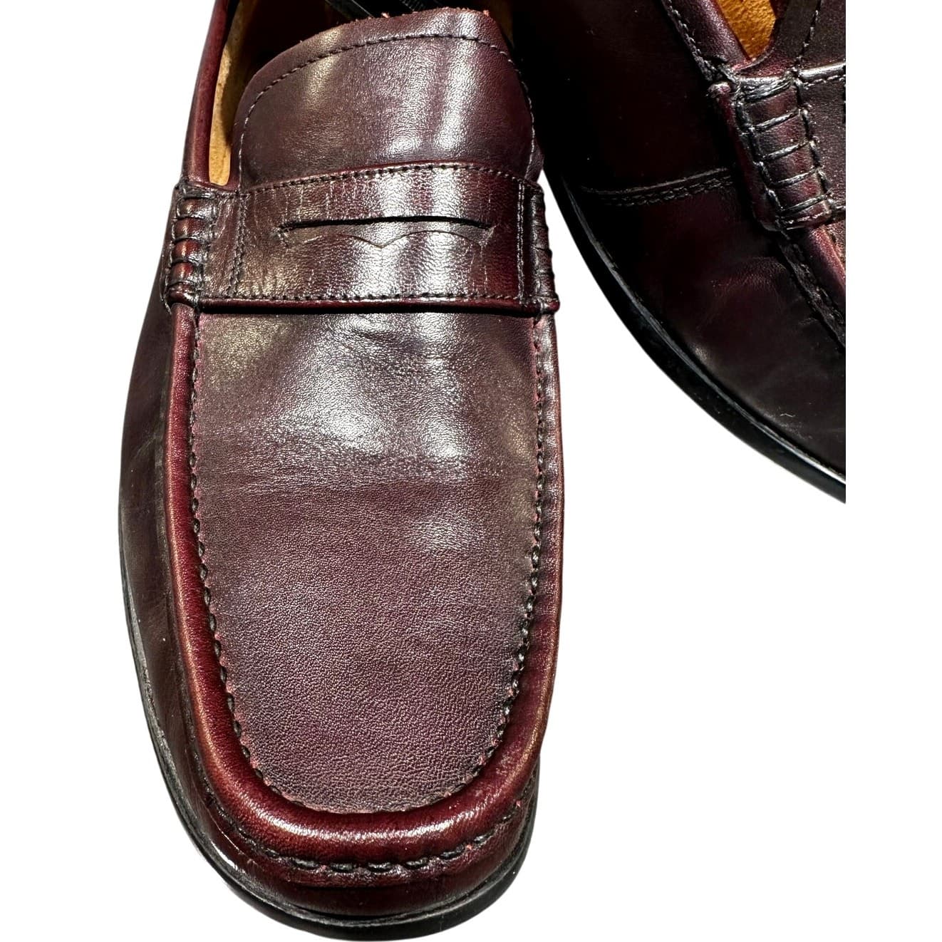 Florsheim 12091-601 Men's 8.5 D Cordovan Penny Loafers Dress Shoes-Excellent - Thumbnail 4