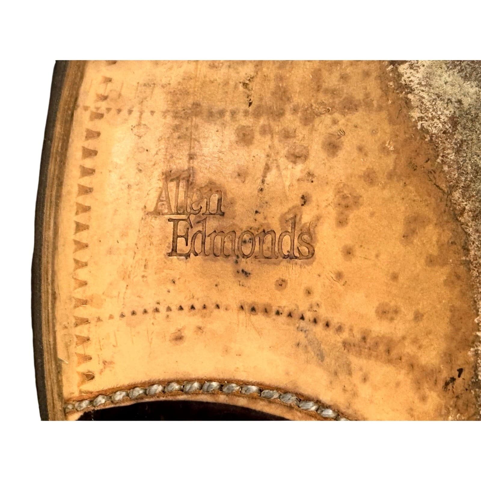 Allen Edmonds Byron Cap Toe Shoes Men's US 8.5 D Leather Brown 2034 Made in USA - Thumbnail 7