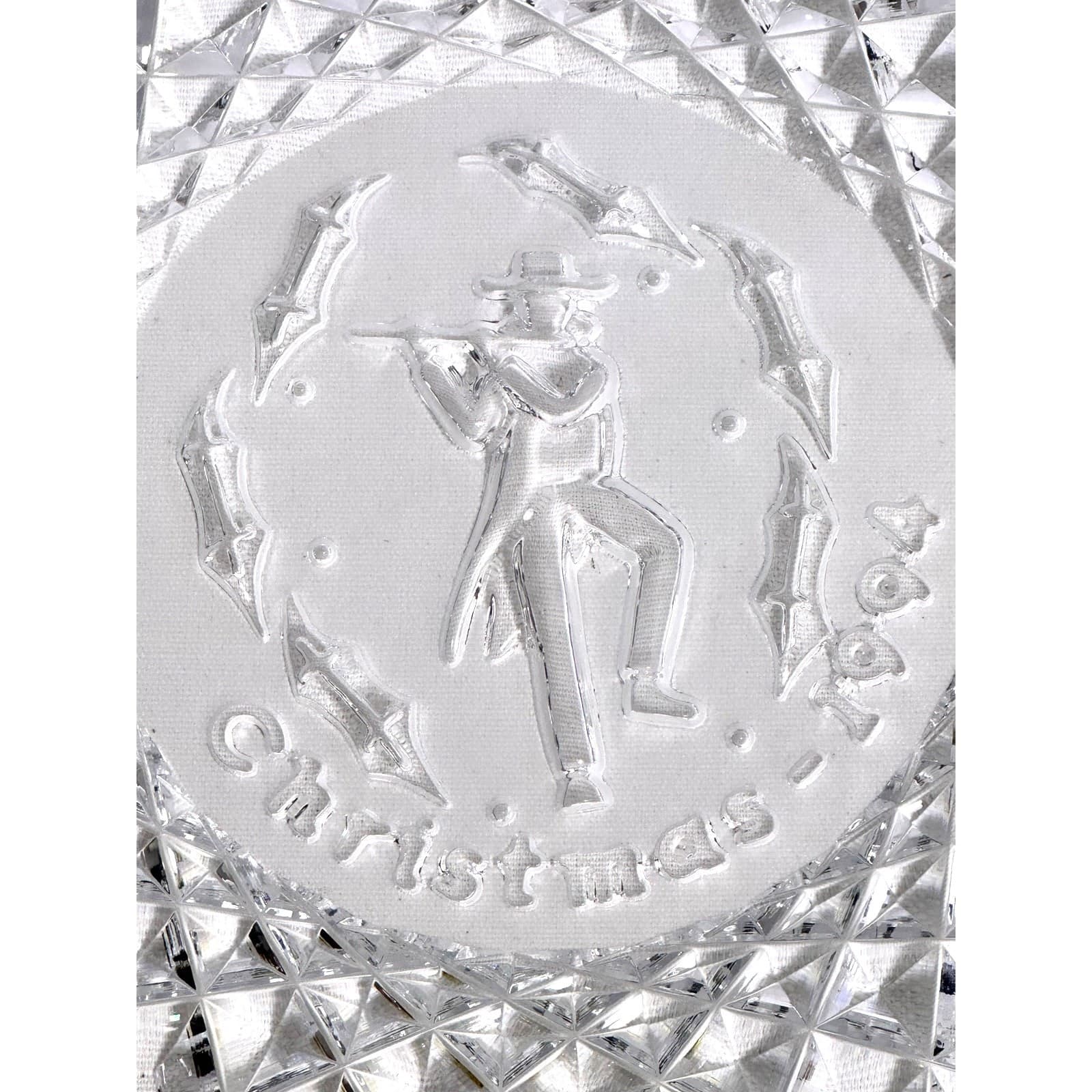 Waterford Crystal Twelve Days of Christmas 1994 "Pipers Piping" Plate Ireland - Thumbnail 2