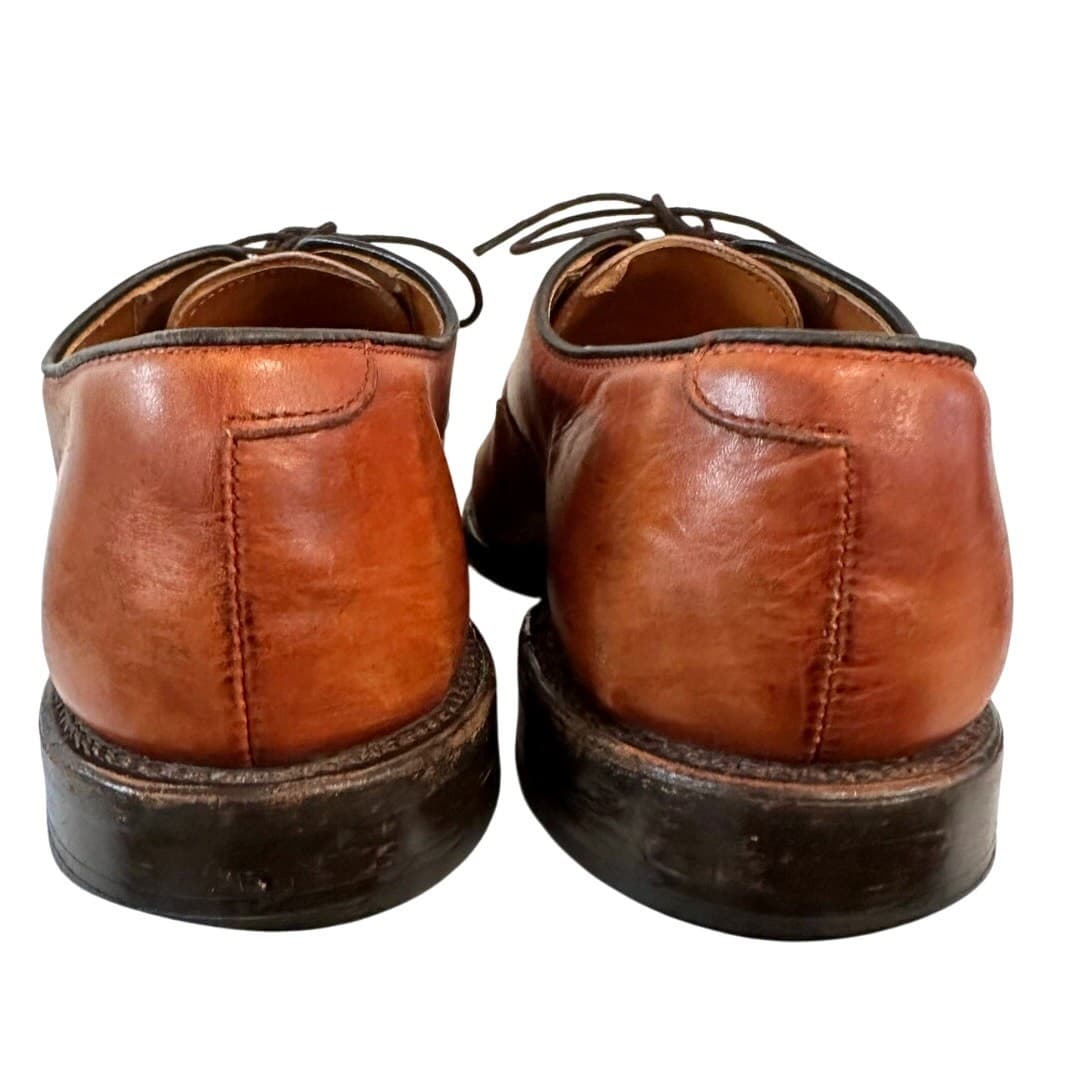 Allen Edmonds Byron Cap Toe Shoes Men's US 8.5 D Leather Brown 2034 Made in USA - Thumbnail 5