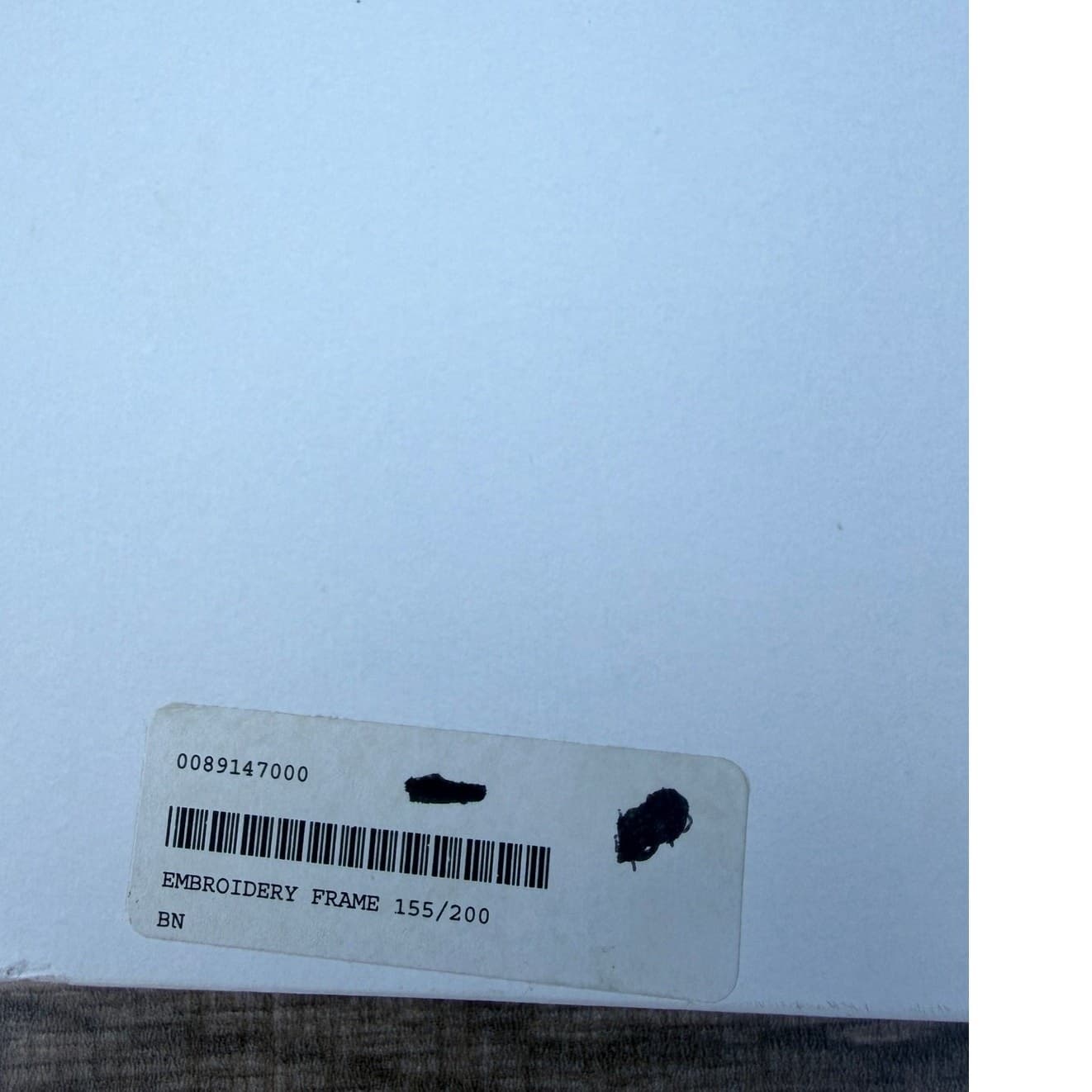 Genuine Bernina Large Embroidery Hoop 155x200 Artista 800 Series OEM w/Template - Thumbnail 3